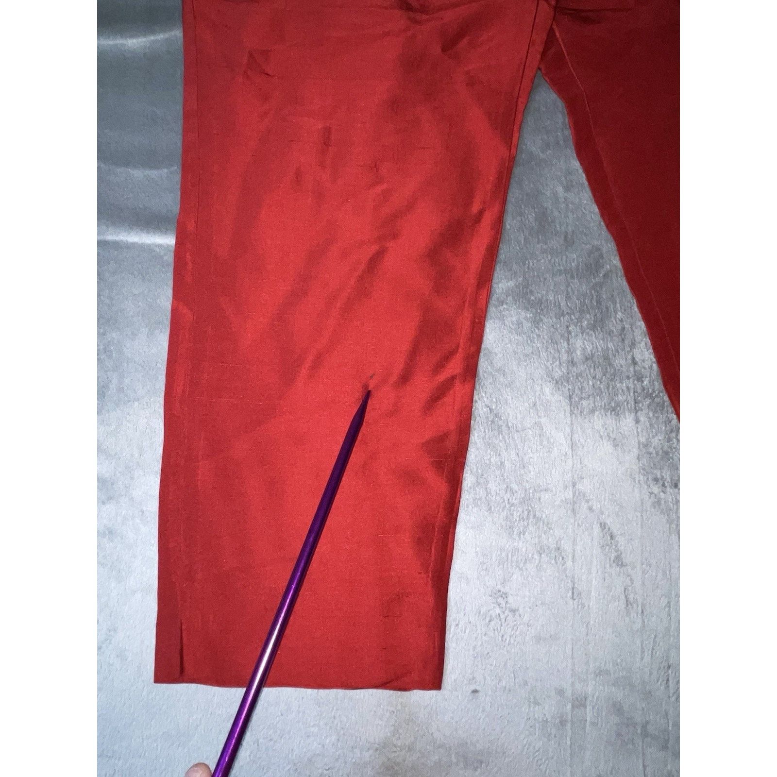 Lauren Ralph Lauren Lauren Ralph Lauren Silk Blazer & Pant Set Size 6 Red Size S / US 4 / IT 40 - 23 Thumbnail