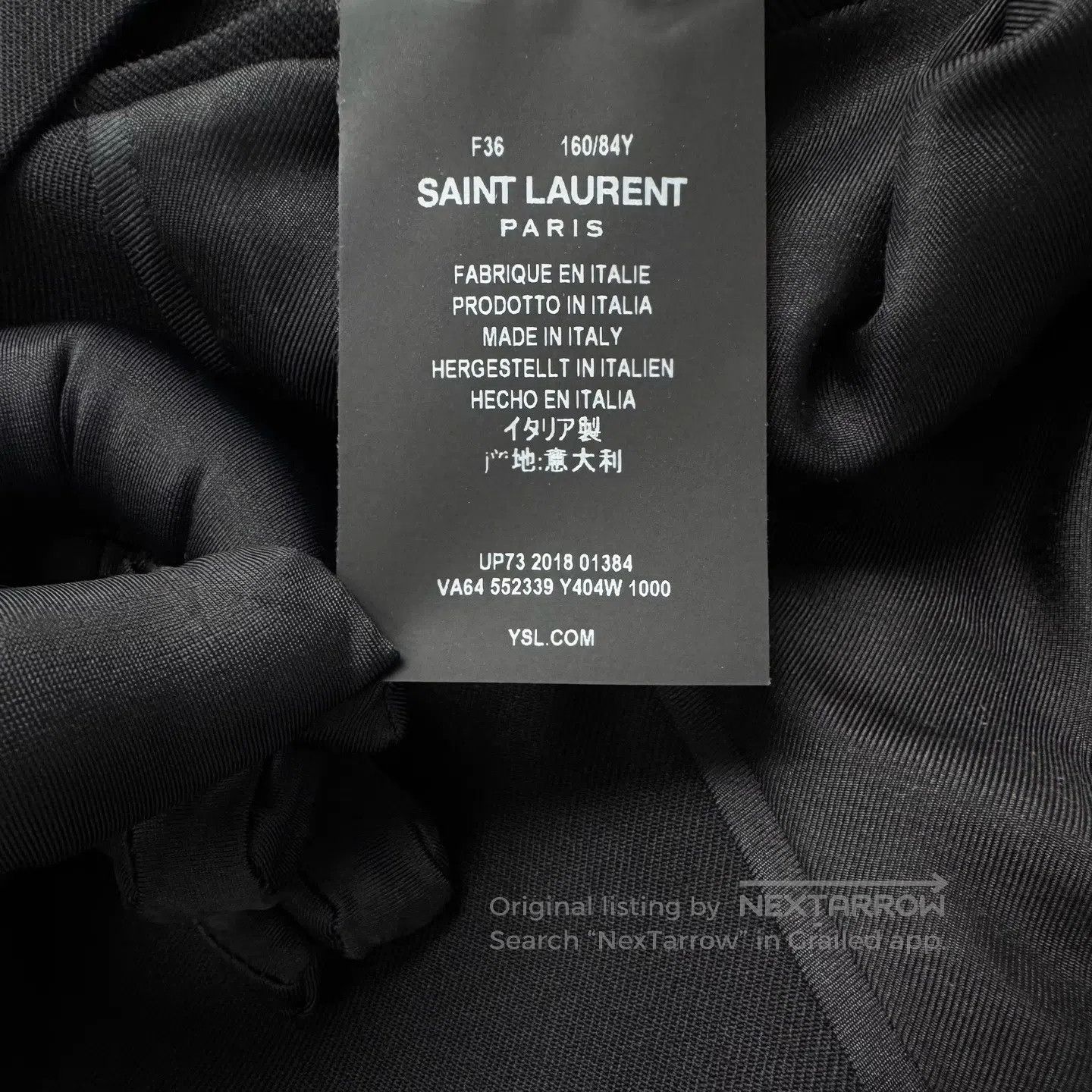 Saint Laurent Paris Saint Laurent Paris Runway style palace-inspired blazer wi Size XS / US 0-2 / IT 36-38 - 4 Thumbnail