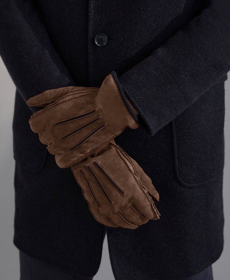 Loro Piana o1srvl11e0325 FAF8675 Size: OS / Gloves in Brown Size ONE SIZE - 2 Thumbnail
