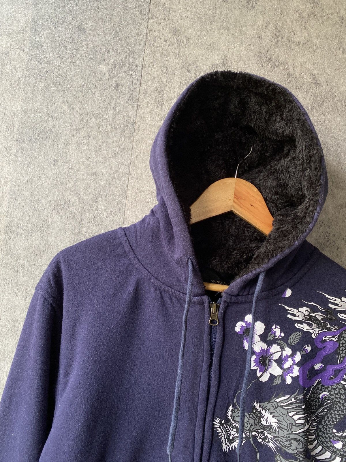 Bullet Noise Bullet Noise Japan Design Traditional Dragon Fur Hoodie Size US L / EU 52-54 / 3 - 5 Thumbnail