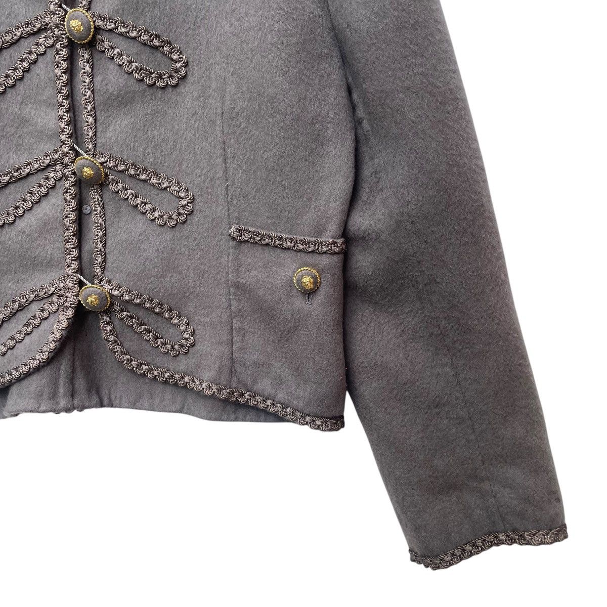 Designer Italian Designer Giuliana Grinza Crop Jacket Size M / US 6-8 / IT 42-44 - 6 Thumbnail