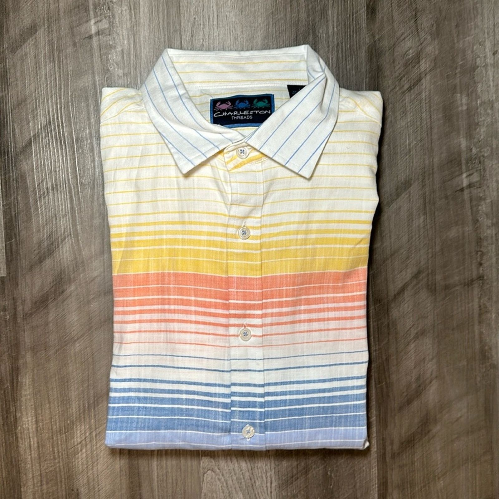 Other Charleston Threads Sunset Long Sleeve Button Down - Large Size US L / EU 52-54 / 3 - 1 Thumbnail