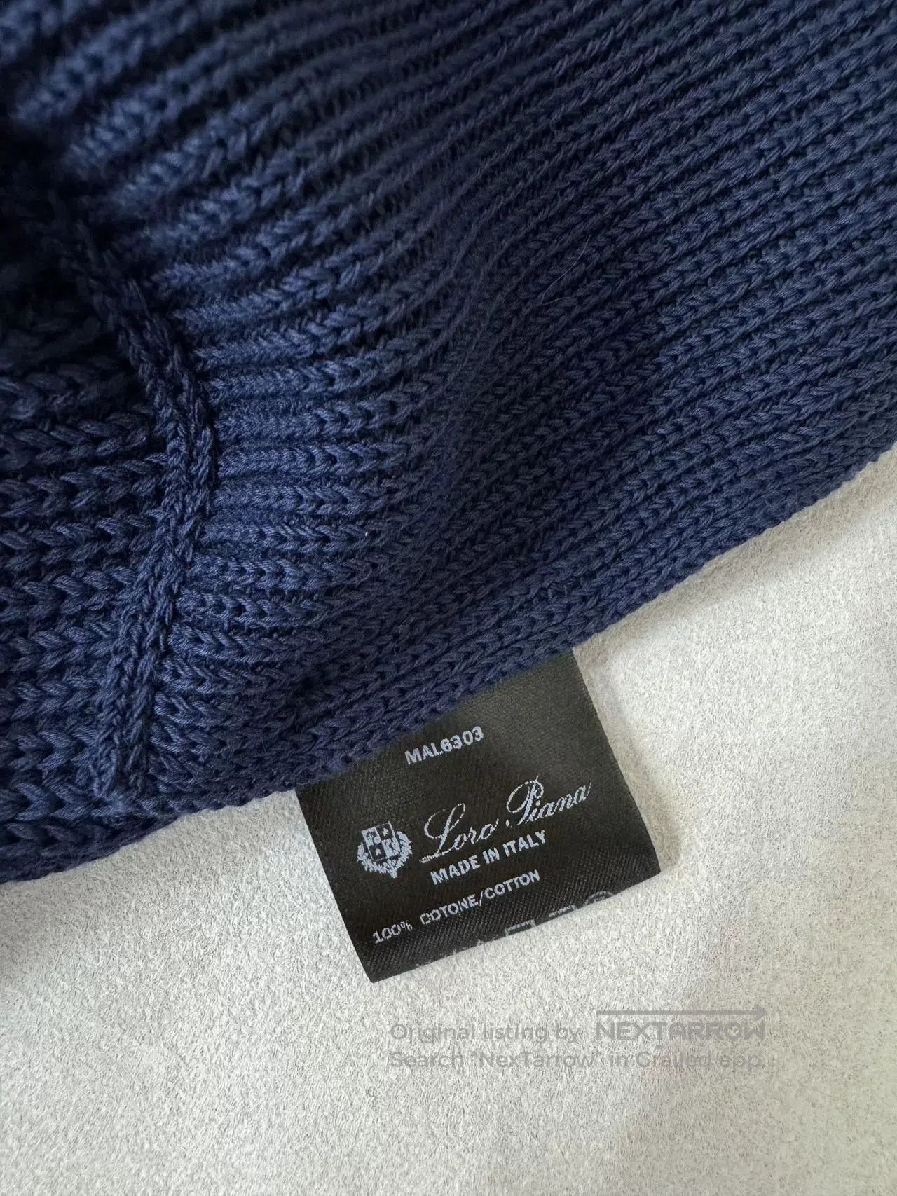 Loro Piana Loro Piana Women's Navy Hooded Knit. Size US S / EU 44-46 / 1 - 7 Thumbnail