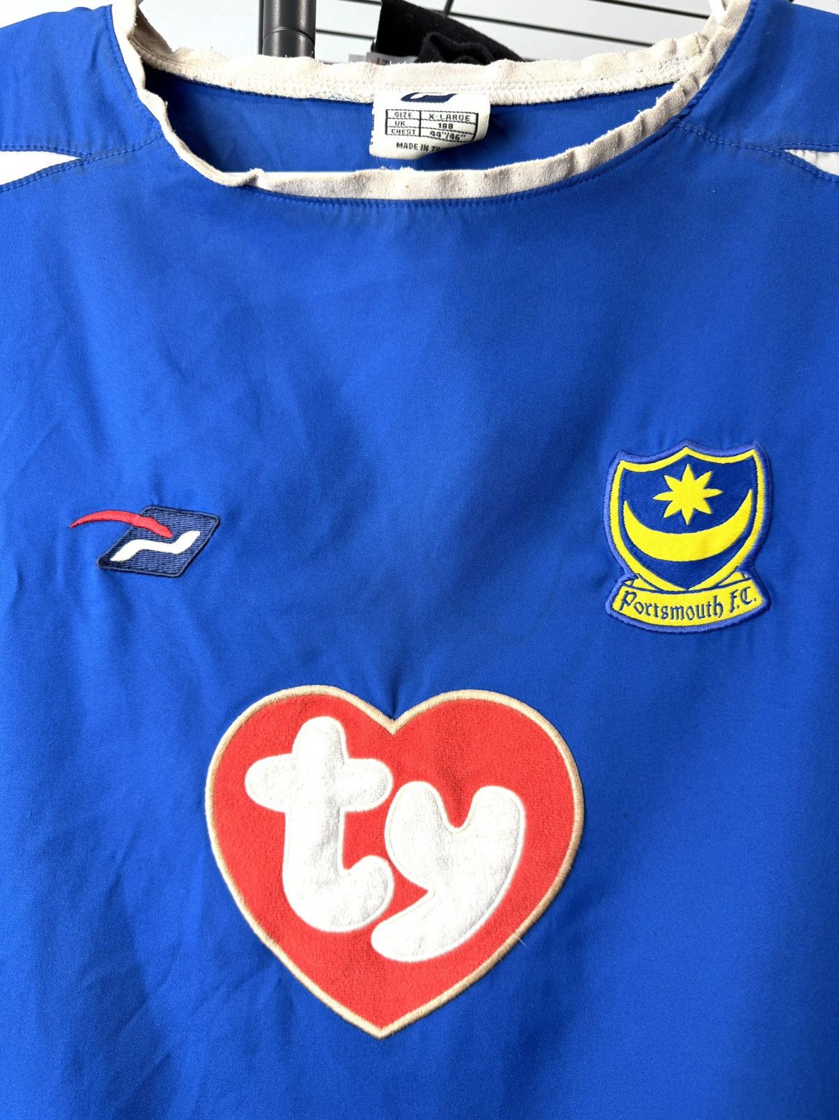 Vintage 2003 2005 Vintage Fc Portsmouth Soccer T Shirt Football Size US XL / EU 56 / 4 - 3 Thumbnail
