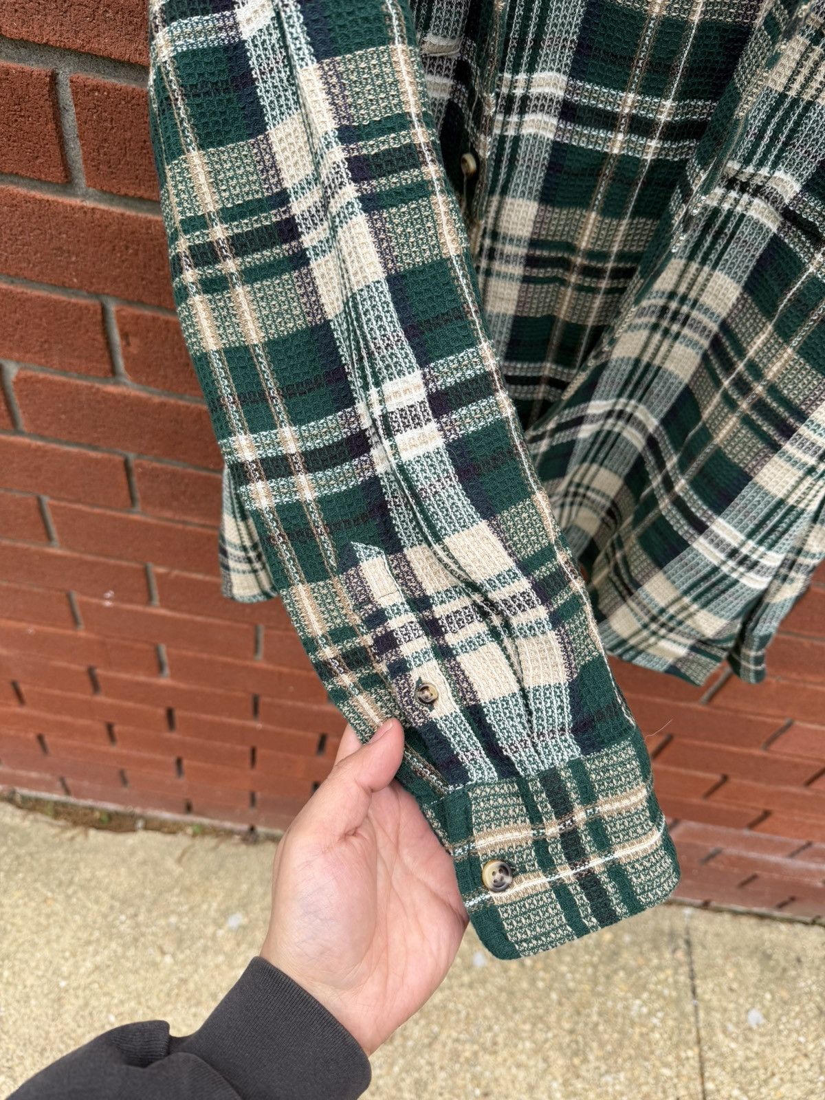 Corridor Waffle Cotton Button Shirt Size US M / EU 48-50 / 2 - 3 Thumbnail