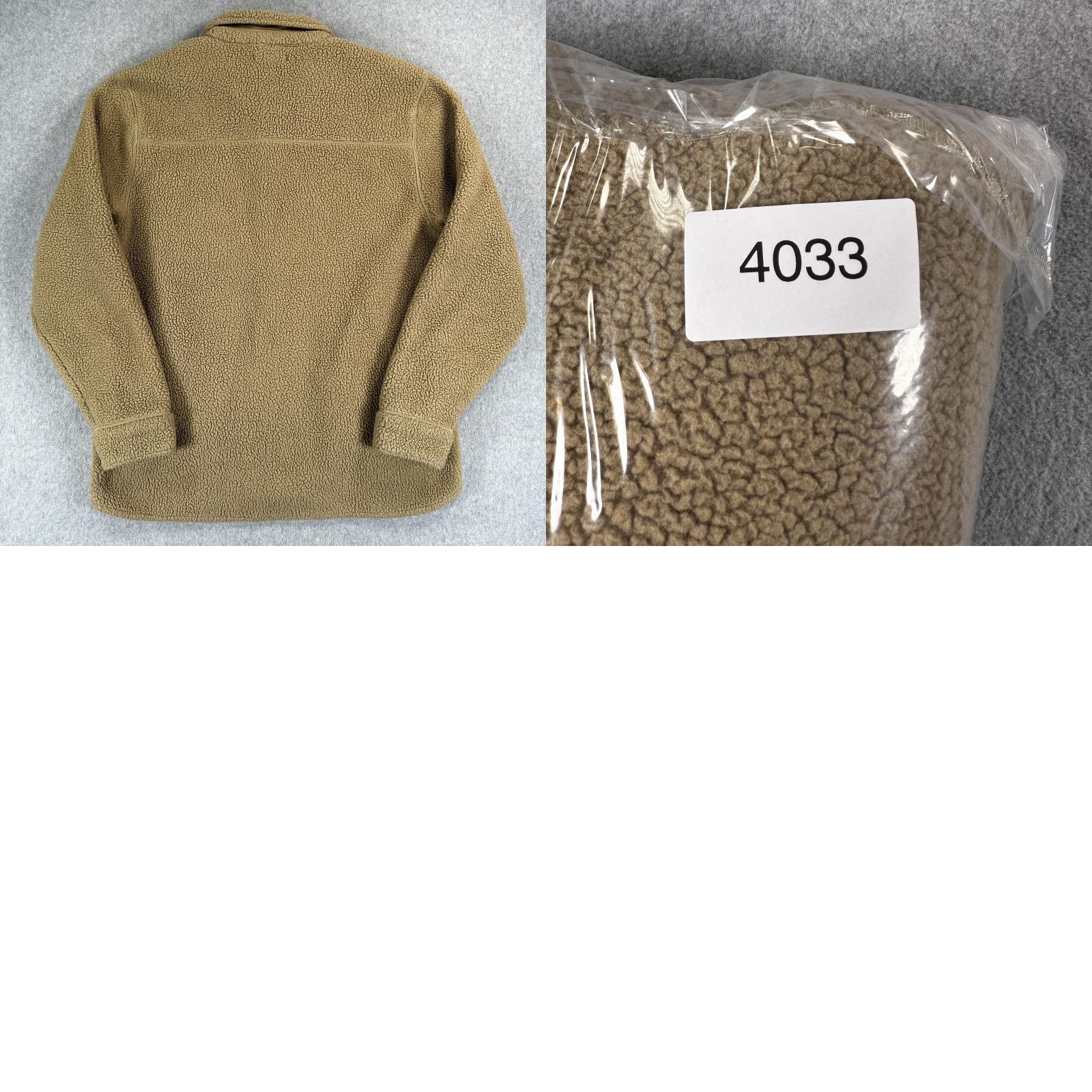 Madewell Madewell Fleece Jacket Womens Medium Beige Sherpa Cozy Button Front Shirt Coat Size M / US 6-8 / IT 42-44 - 8 Thumbnail