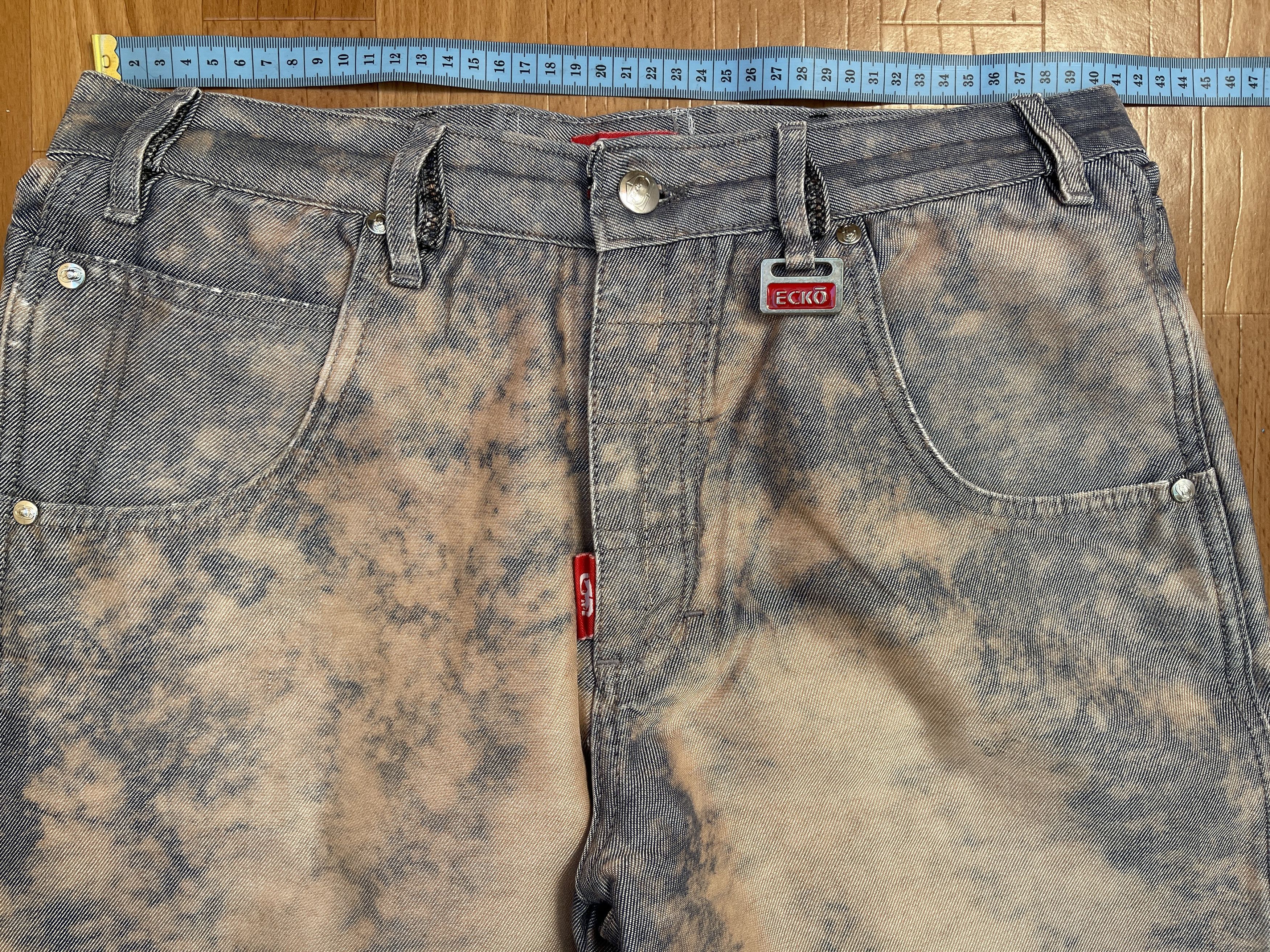 Ecko Unltd. Ecko Unltd jeans, baggy, vintage 90s hip hop skater Y2K W 32 Size US 32 / EU 48 - 15 Thumbnail