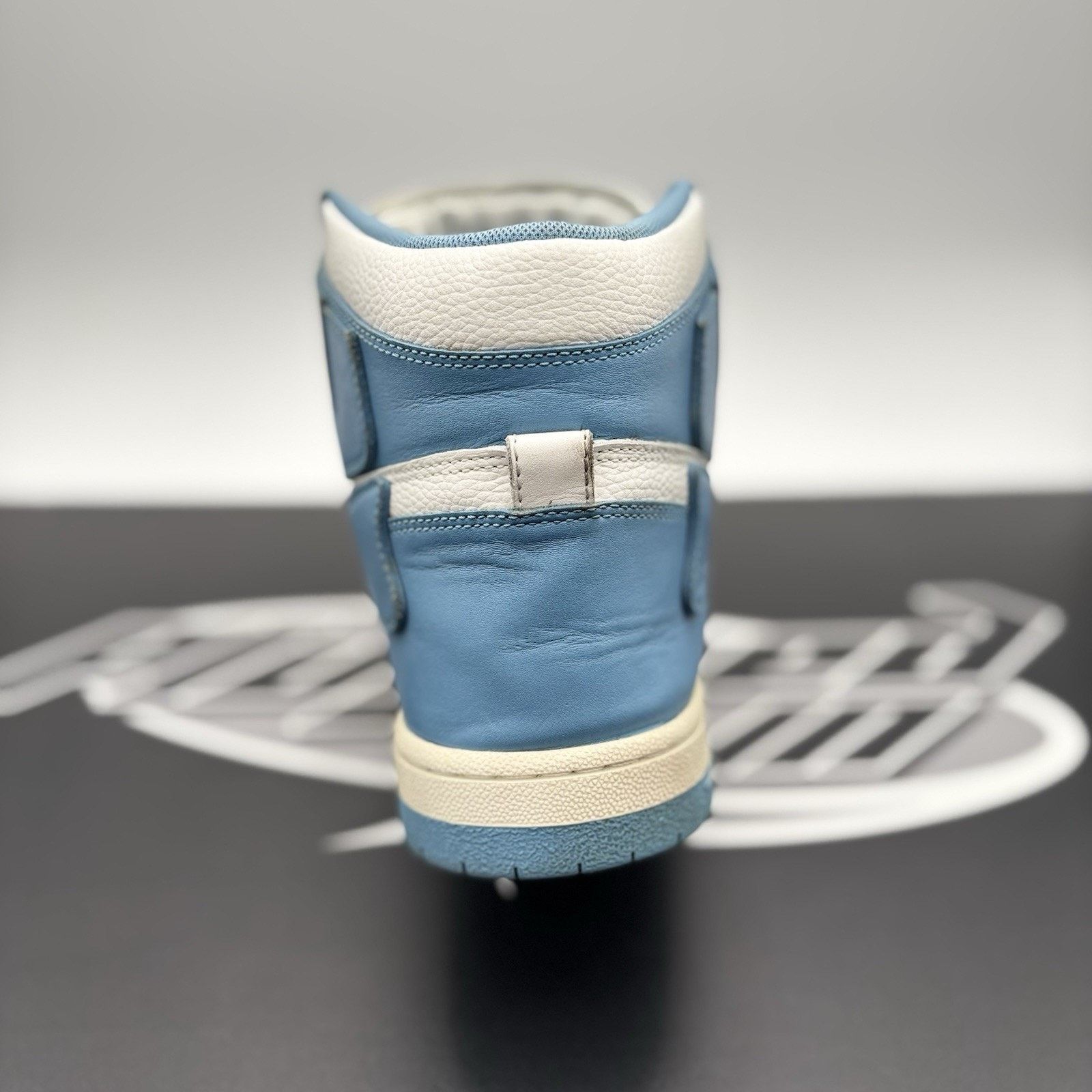 Amiri Amiri Skel High Top ' Powder Blue White ' | GOOD CONDITION! Size US 13 / EU 46 - 3 Thumbnail