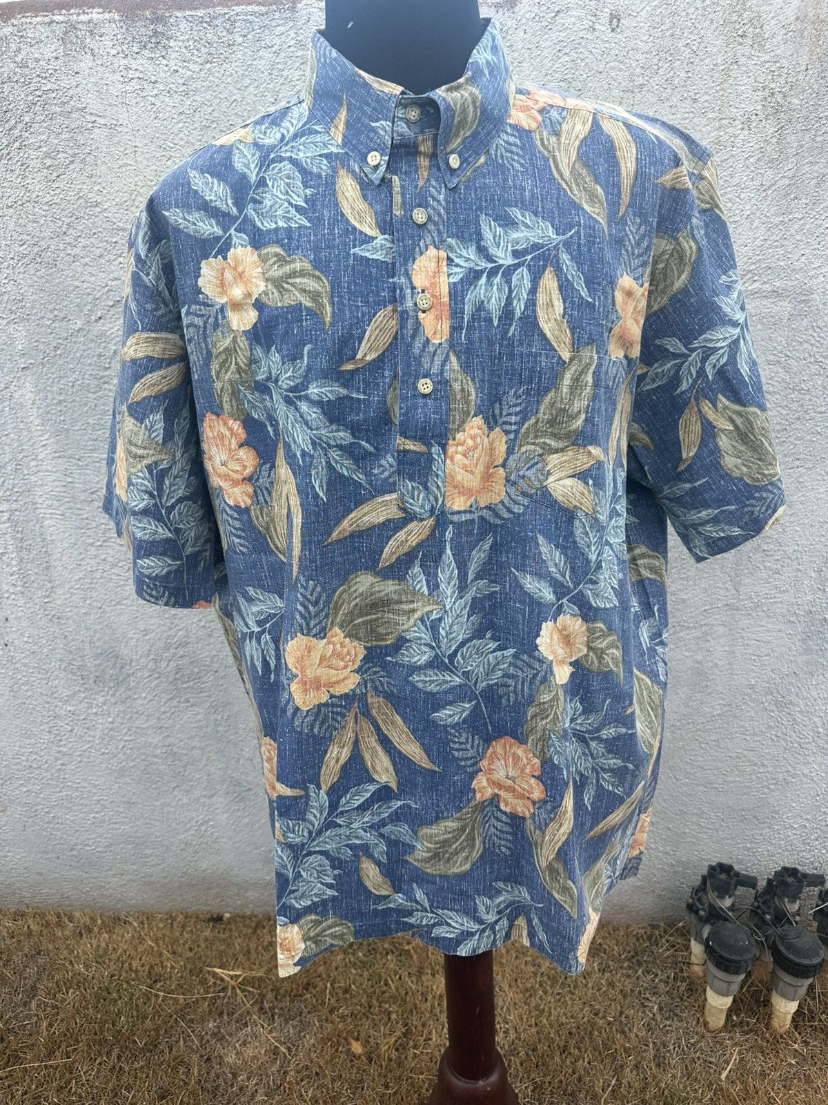 Reyn Spooner PreOwned Reyn Spooner Classic Fit Hawaiian Print Men's XXL Size US XXL / EU 58 / 5 - 1 Thumbnail