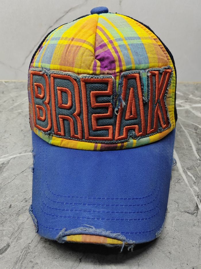 Japanese Brand Vintage Break Distressed Style Cap Hat Size ONE SIZE - 2 Thumbnail