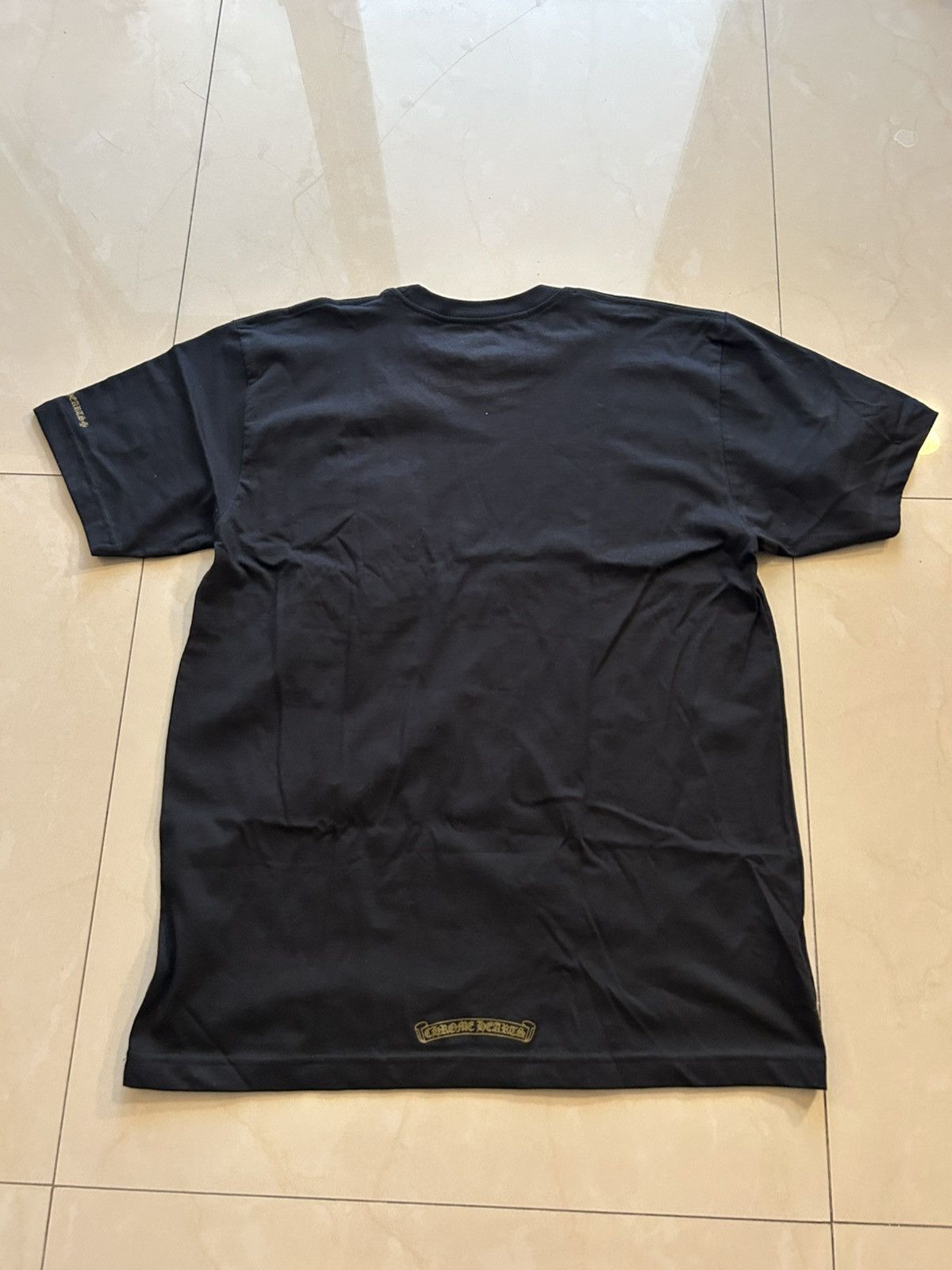 Chrome Hearts Chrome Hearts Olive Neck Logo Tee Size US L / EU 52-54 / 3 - 8 Thumbnail