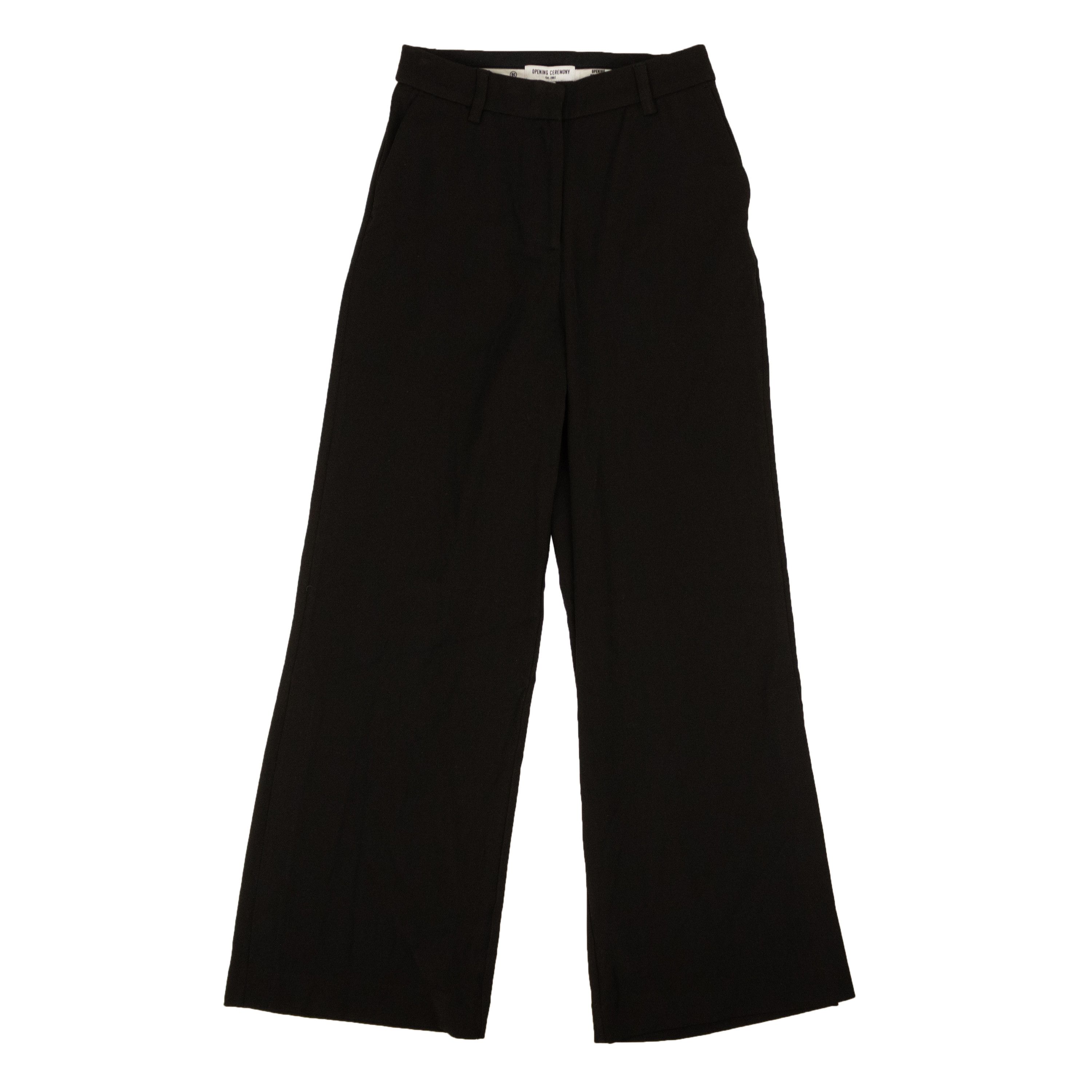 image of Opening Ceremony Black Side Slit Pant Size 8, Women's