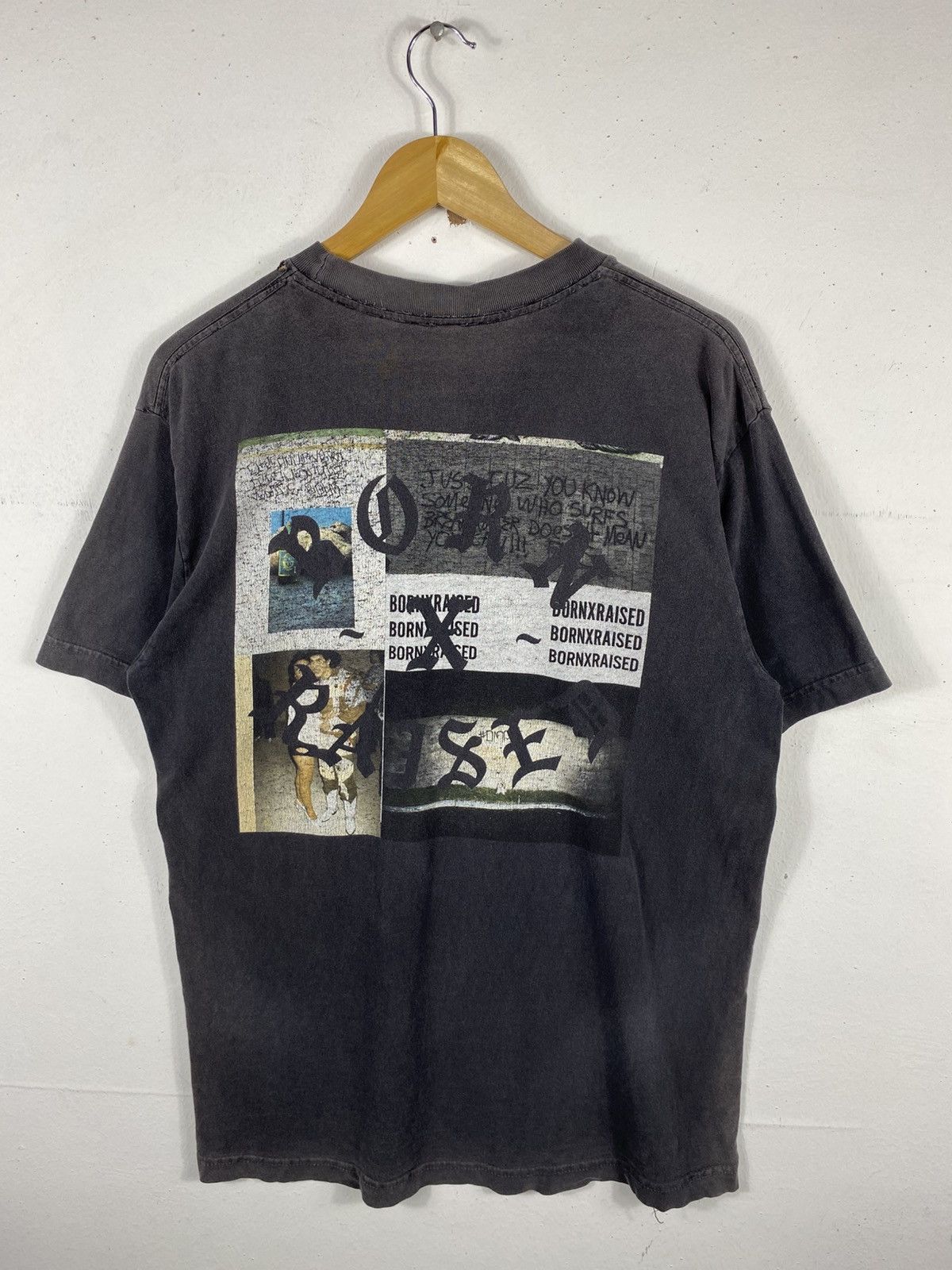 Born X Raised Distressed Born X Raised Big Print T-shirt Size US M / EU 48-50 / 2 - 1 Thumbnail