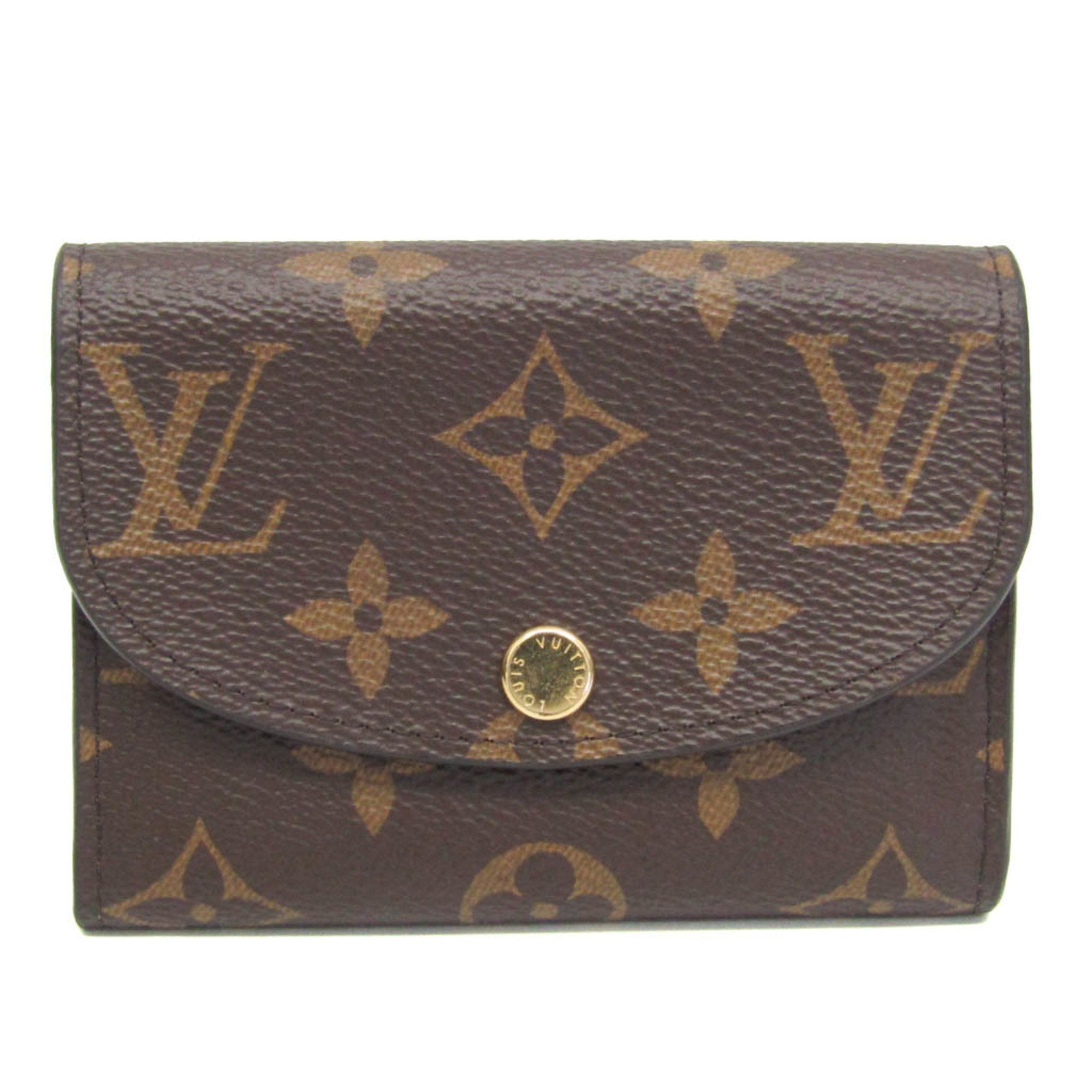 Louis Vuitton Monogram Rosalie Coin Purse M62361 Women's Monogram Coin Purse/coin Case Brown,rose Ballerine