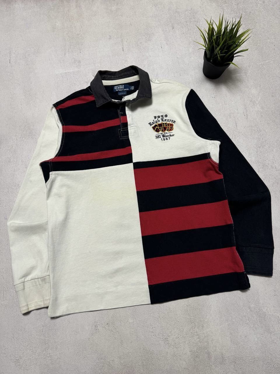 Vintage Vintage Polo Ralph Lauren Rugby Big Logo Baggy Sweatshirt Size US L / EU 52-54 / 3 - 2 Thumbnail