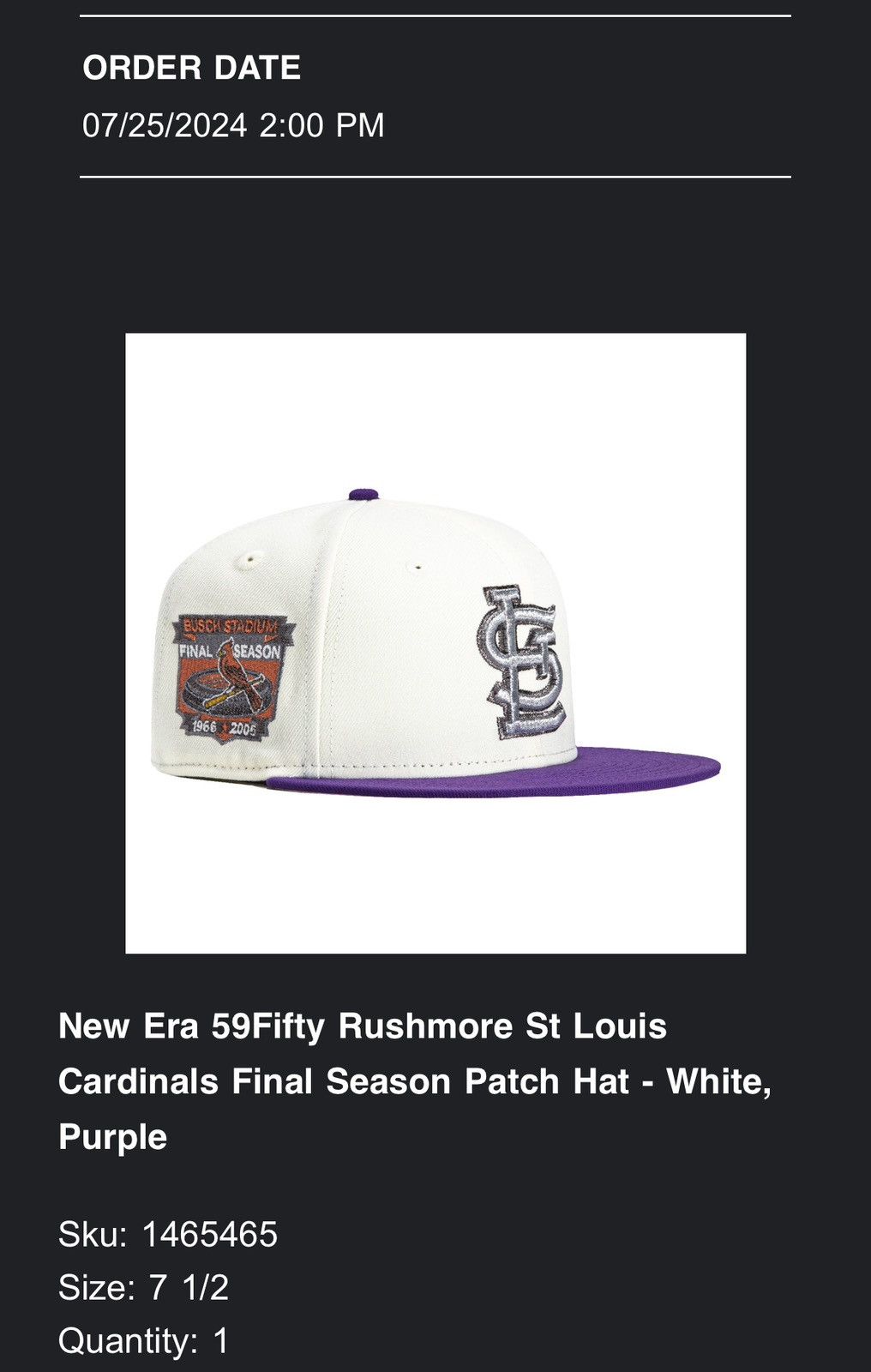 Hat Club × MyFitteds × New Era 7 1/2 - Rushmore St. Louis Cardinals Exclusive Fitted Hat Size ONE SIZE - 5 Thumbnail