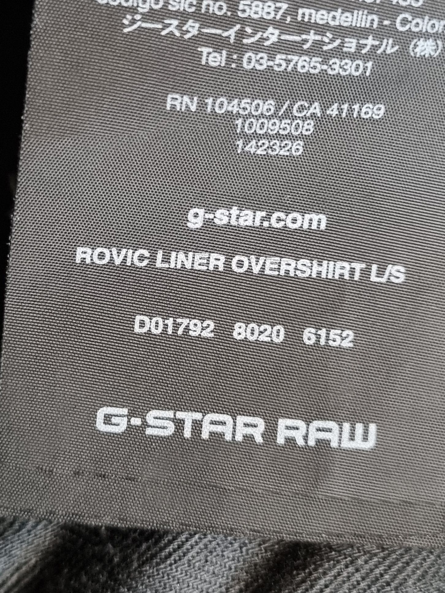 G-Star G-Star Liner Rovic Overshirt Size US XL / EU 56 / 4 - 7 Thumbnail