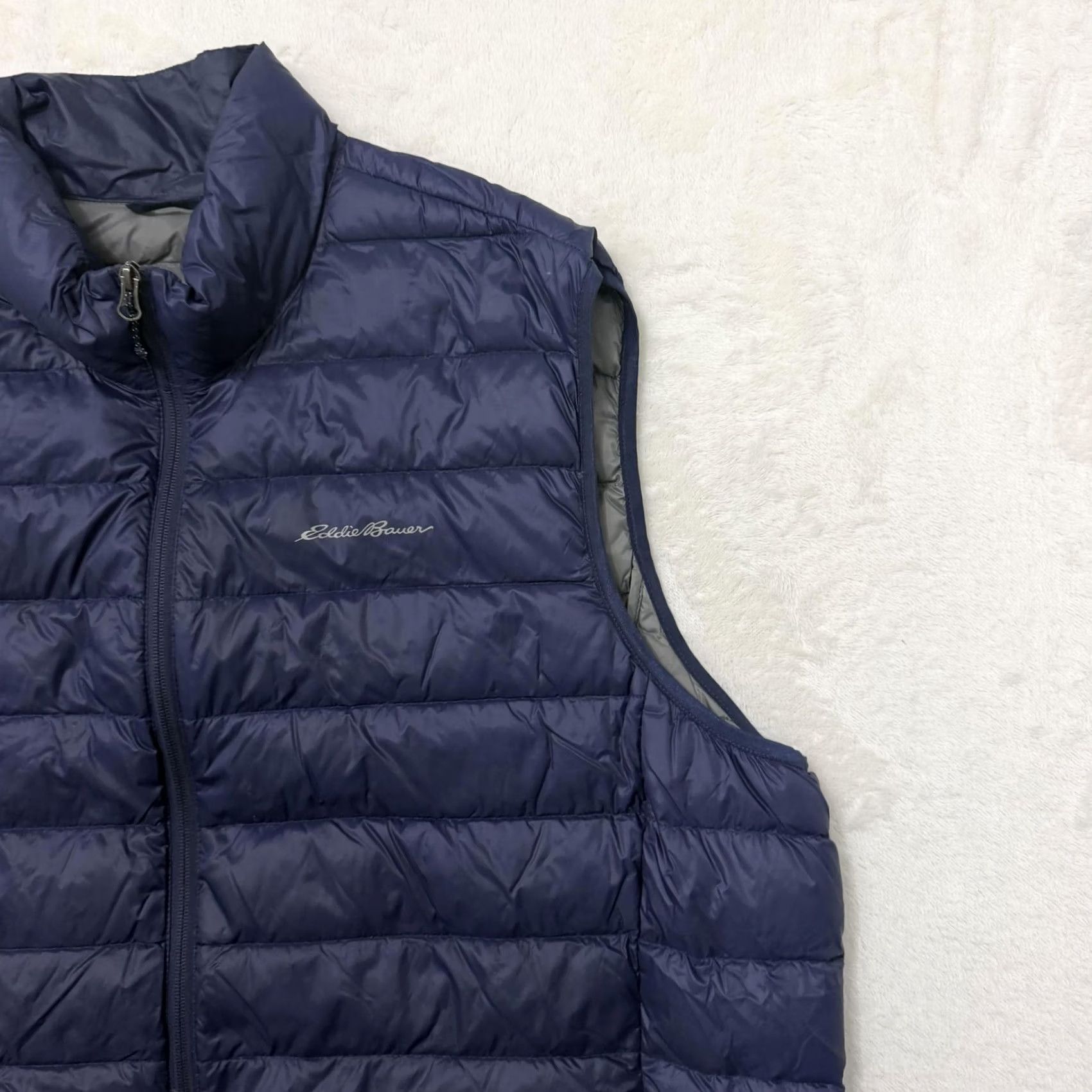 Eddie Bauer Eddie Bauer Vest Mens 2XL Blue Quilted Puffer Full Zip Insulated Outdoor Warm Size US XXL / EU 58 / 5 - 3 Thumbnail