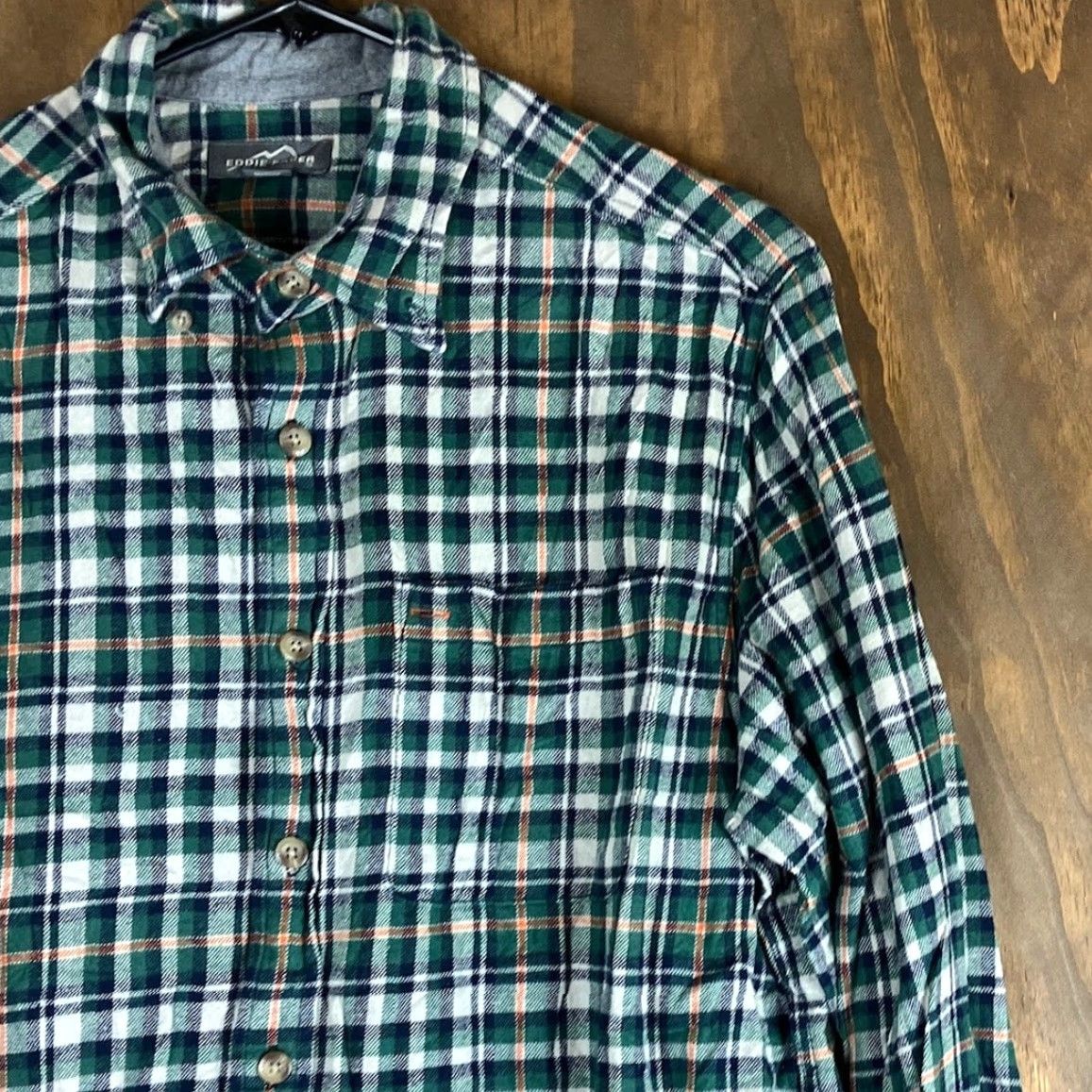 Eddie Bauer VINTAGE Eddie Bauer Mens Shirt Green Plaid Outdoor Soft Button-Down 100% Cotton M Size US M / EU 48-50 / 2 - 5 Thumbnail