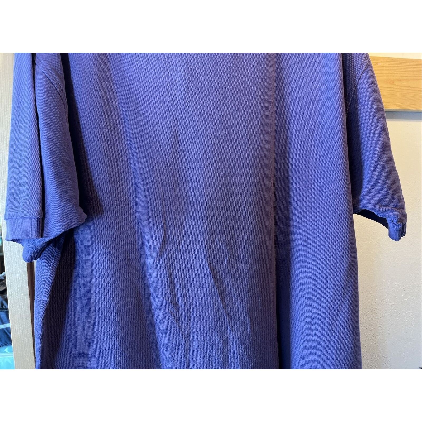 Nordstrom Nordstrom Mens L Purple Short Sleeve Button cotton golf polo Size US L / EU 52-54 / 3 - 16 Thumbnail