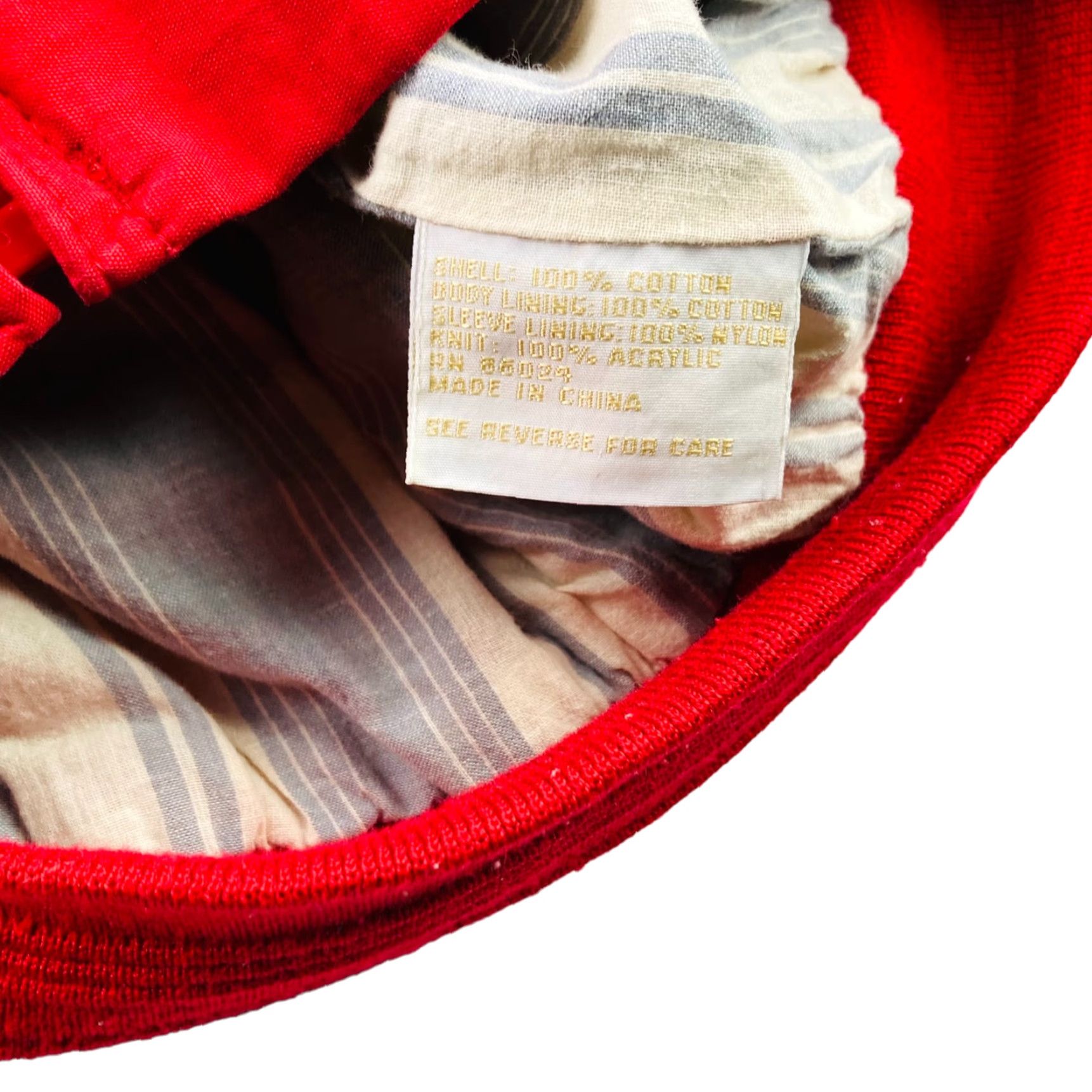 Perry Ellis VTG Perry Ellis Men's Bomber Jacket Full Zip Red M Size US M / EU 48-50 / 2 - 4 Thumbnail