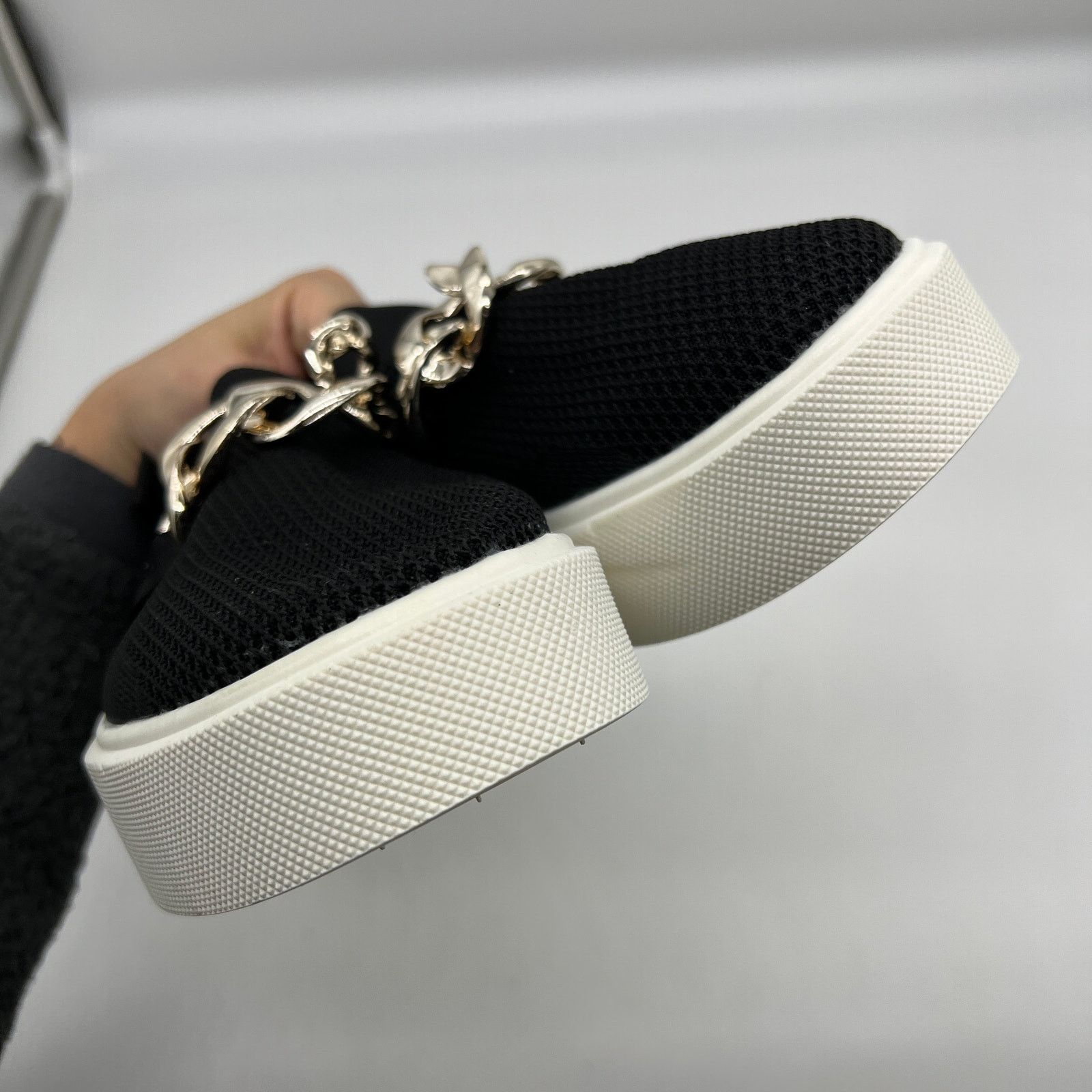 Other Sneakers Trendy Mesh Loafers Breathable Slip on Shoes Black Size US 8 / IT 38 - 12 Thumbnail