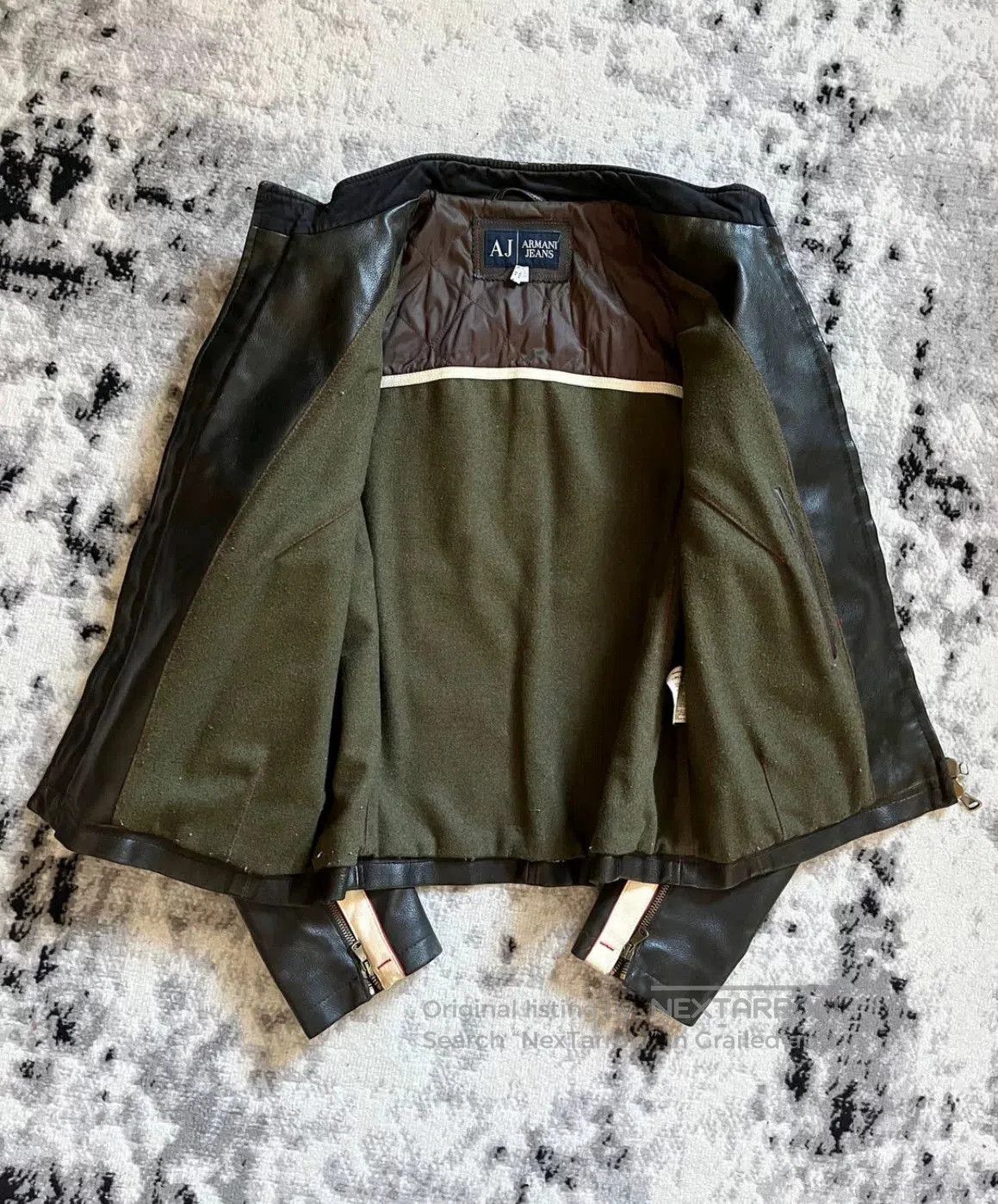 Emporio Armani 2000s Armani Biker Leather Jacket M Size. Size US M / EU 48-50 / 2 - 4 Thumbnail