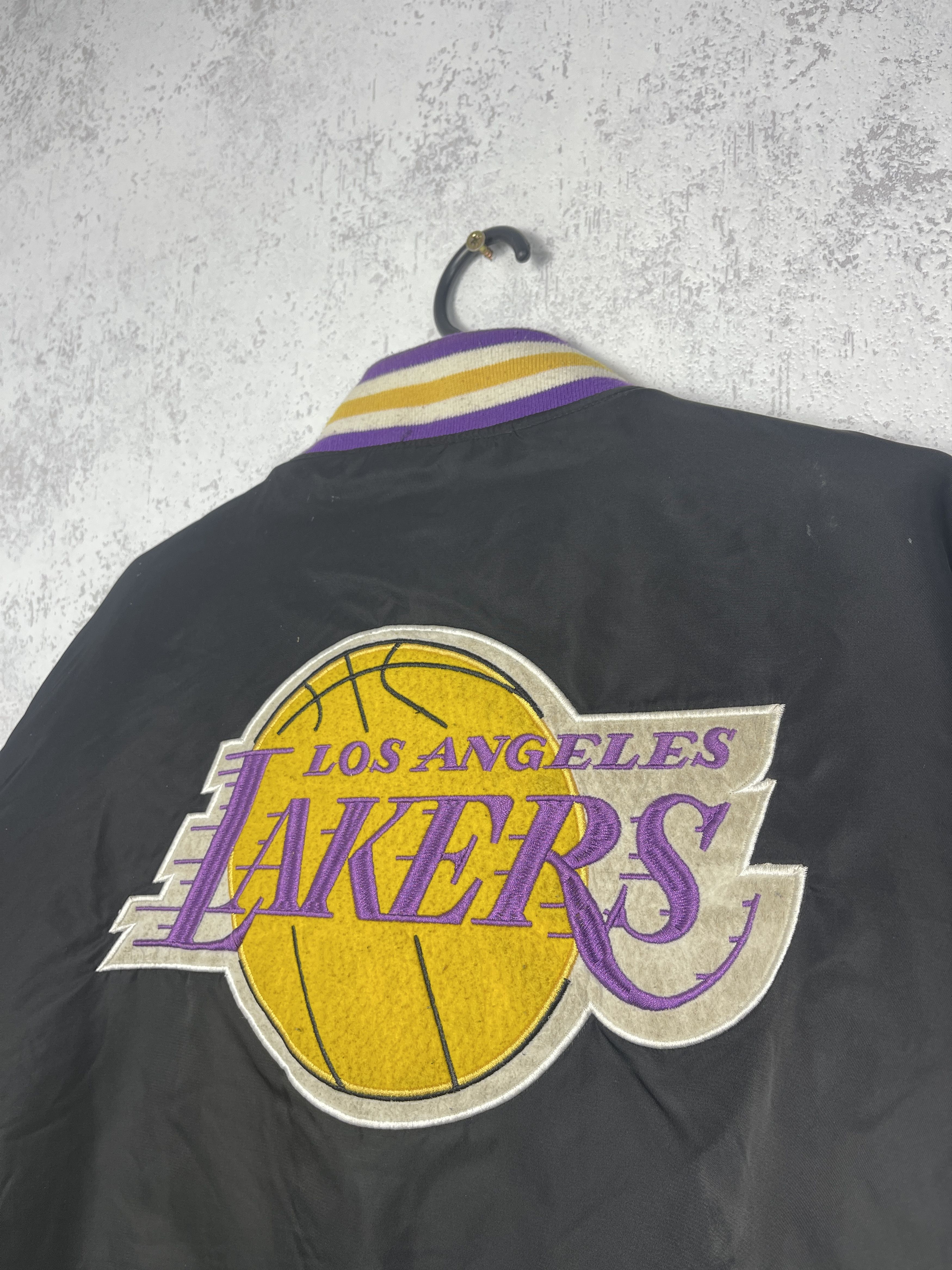 NBA Los Angeles Lakers Bomber Jacket LeBron James 6 Size US XL / EU 56 / 4 - 5 Thumbnail