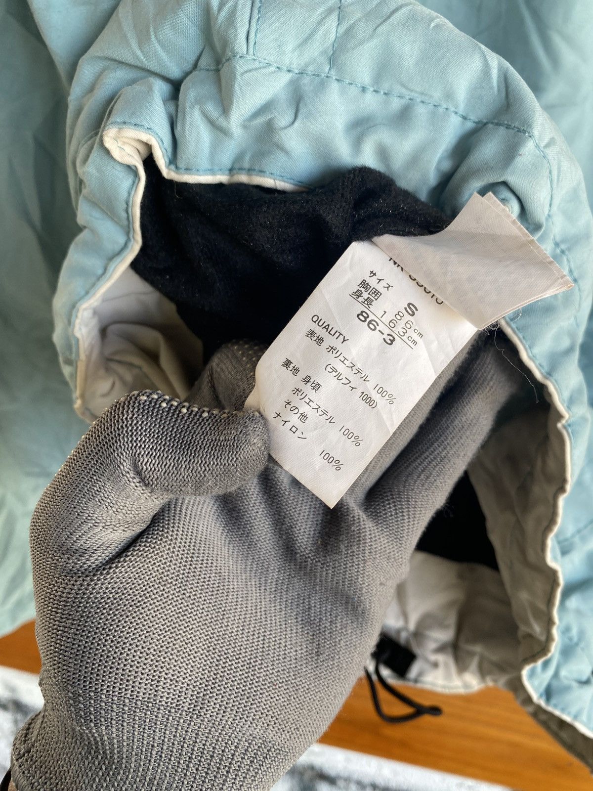 Japanese Brand Vintage Naked Snowboard Wear Light Blue Jacket Delfy 1000 Size US S / EU 44-46 / 1 - 12 Thumbnail