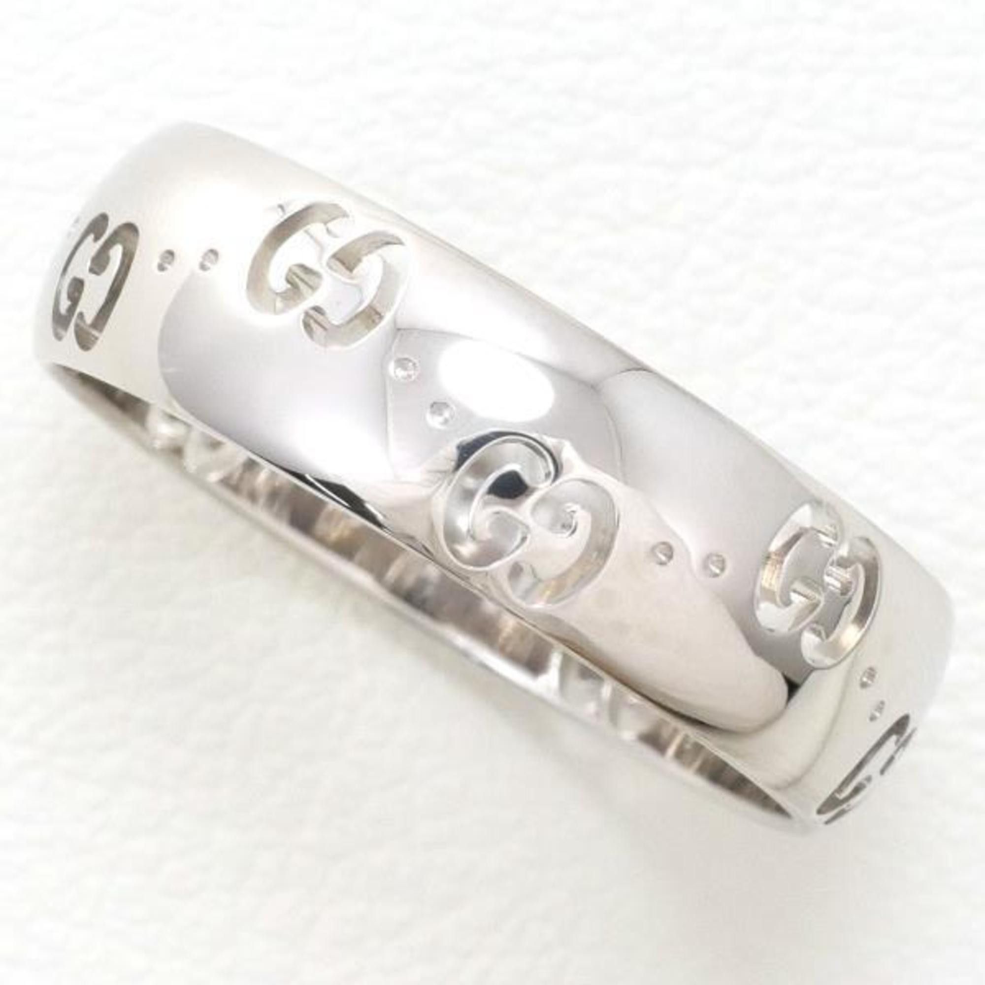 image of Gucci Icon K18Wg Ring Total Weight Approx. 4.8G Jewelry, Women's