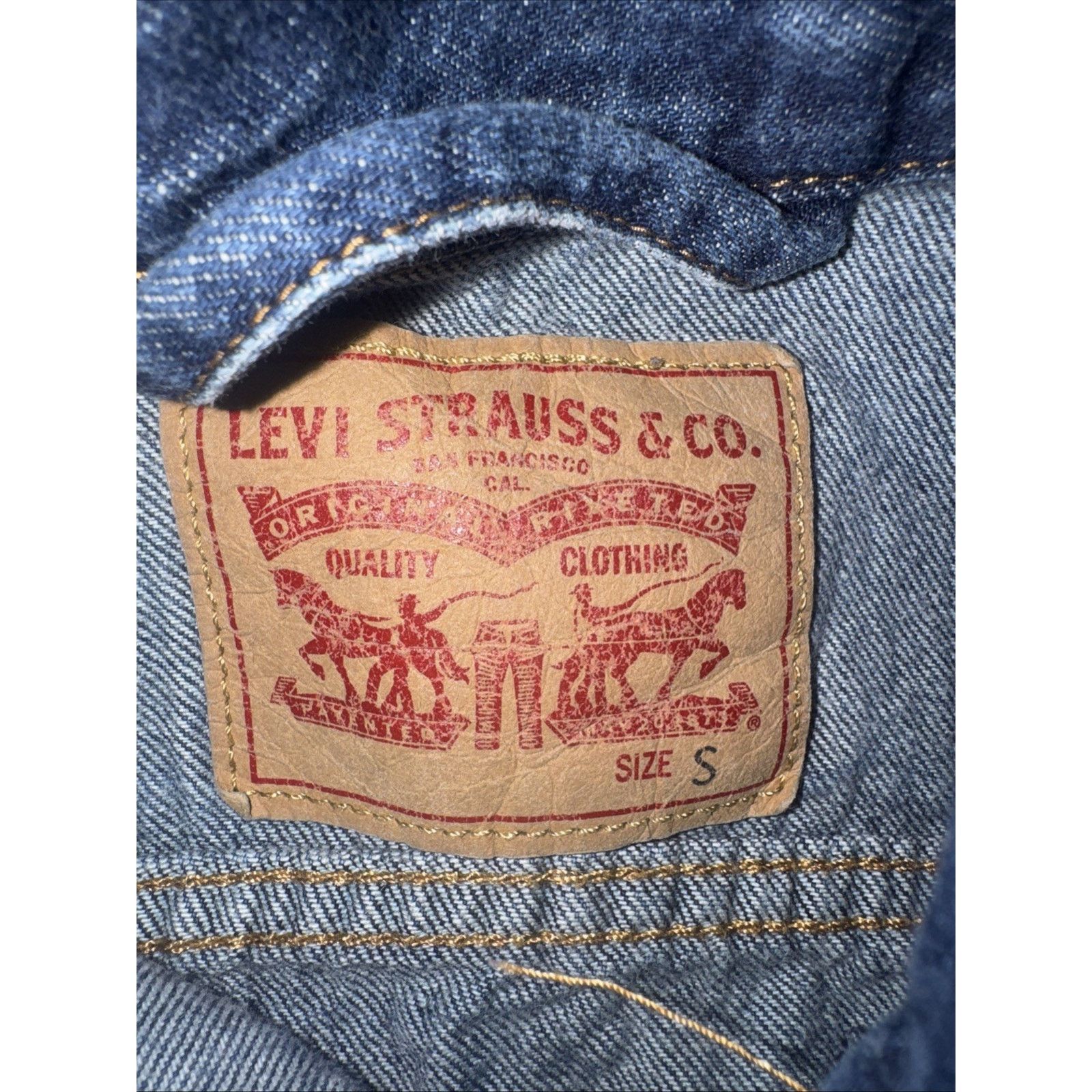 Levi's Kids Levi’s Denim Jacket Blue Small 17x19 Size US S / EU 44-46 / 1 - 3 Thumbnail