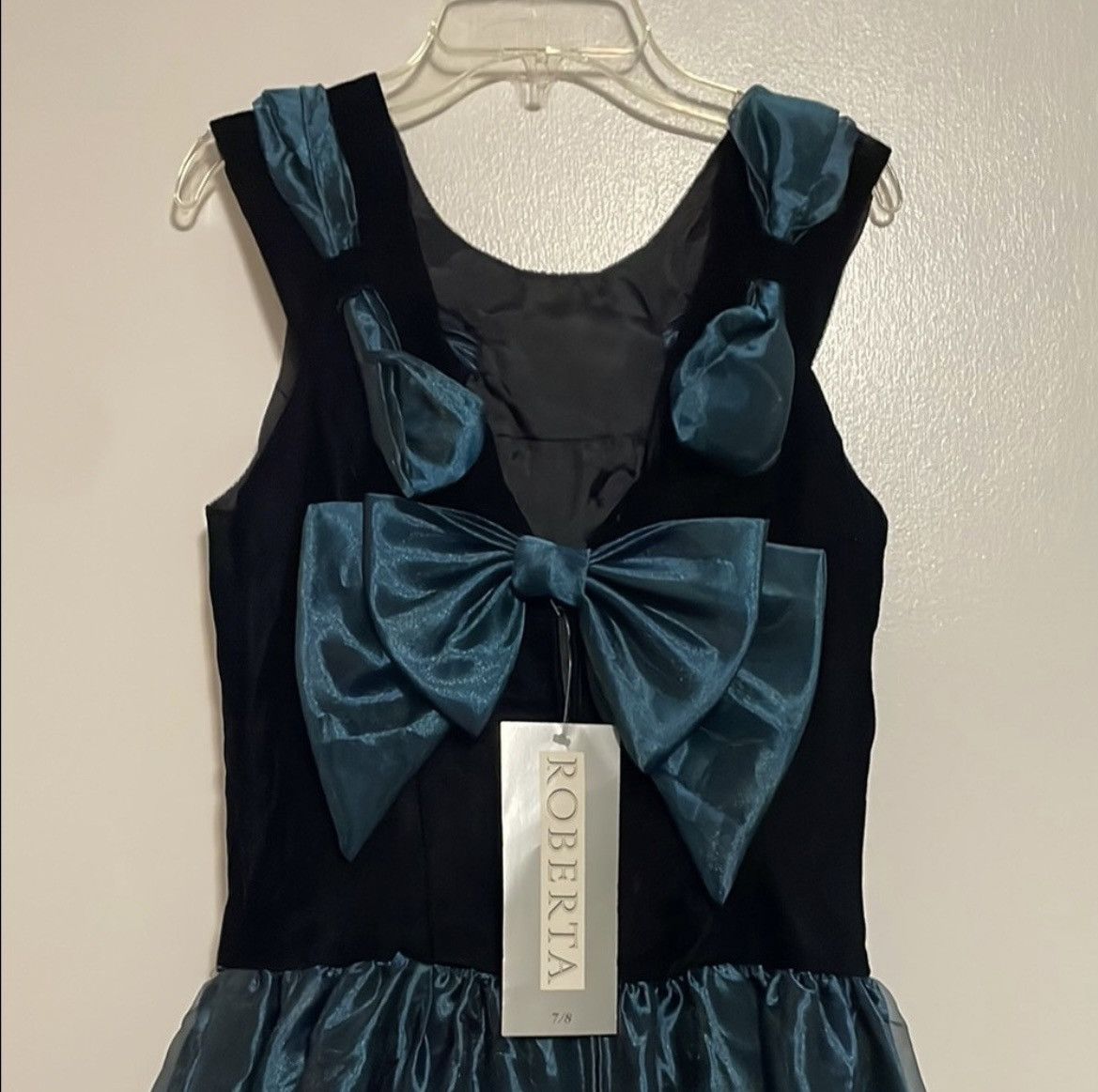 Other Roberta Black and Teal Maxi Dress Size M / US 6-8 / IT 42-44 - 6 Thumbnail