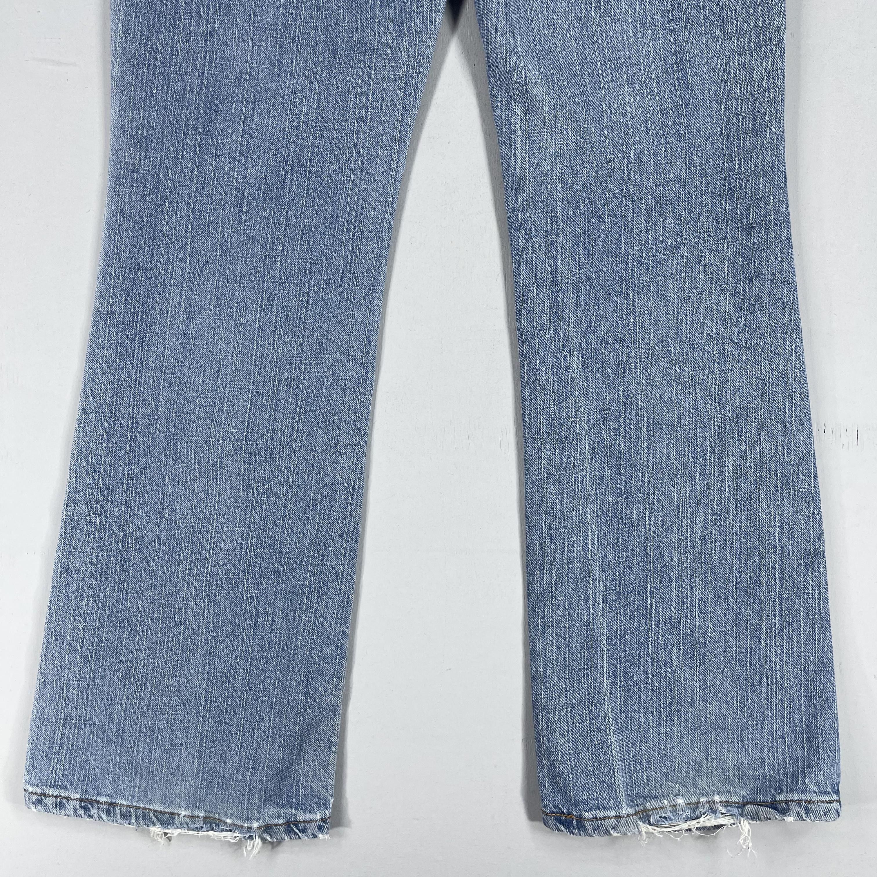 Levi's × Vintage W31 L31 Vintage Levis 515 Distressed Bootcut Jeans Size 31" - 9 Thumbnail
