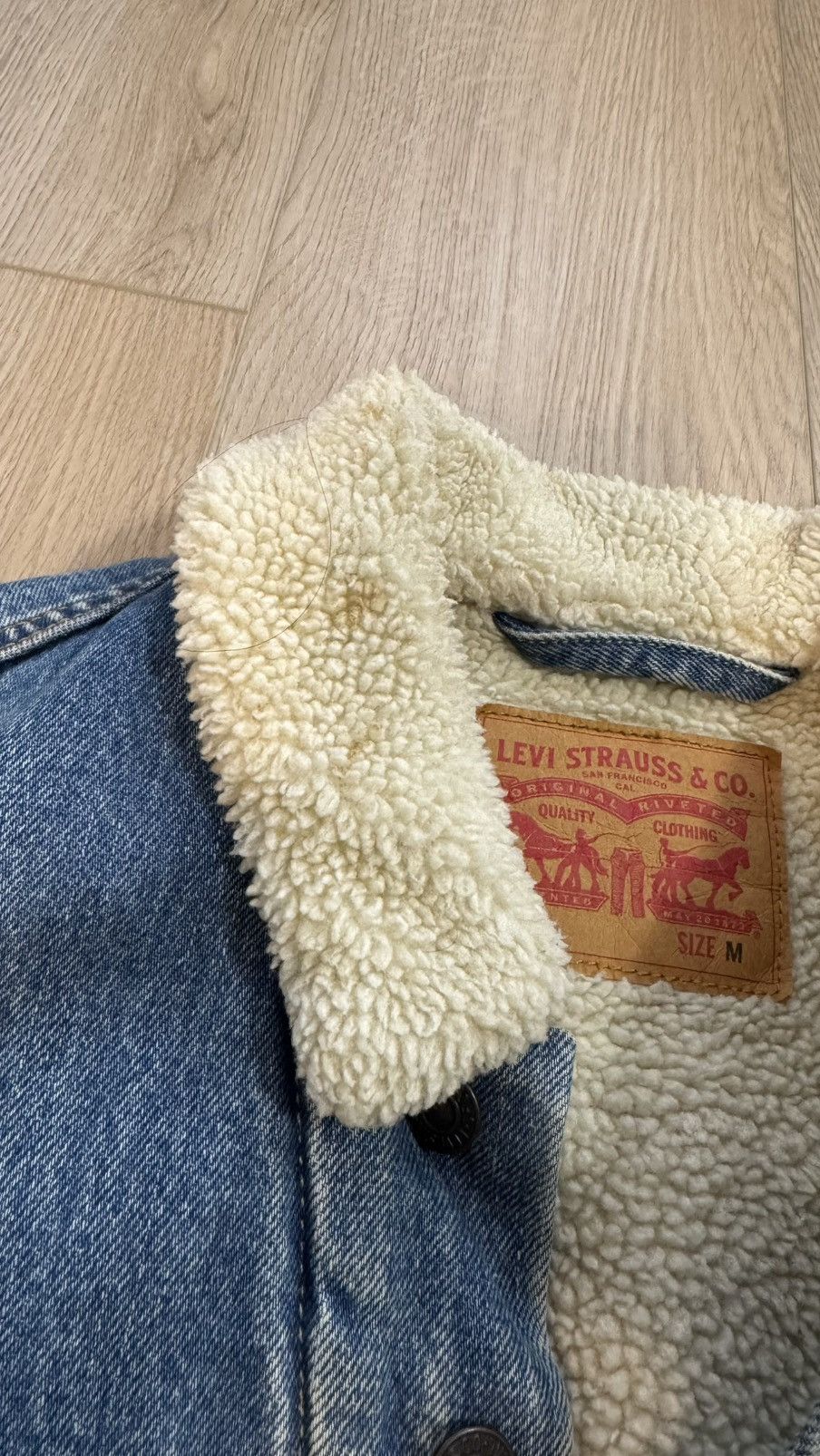 Levi's Levi’s Sherpa Lined Denim Jacket - Medium Size US S / EU 44-46 / 1 - 3 Thumbnail