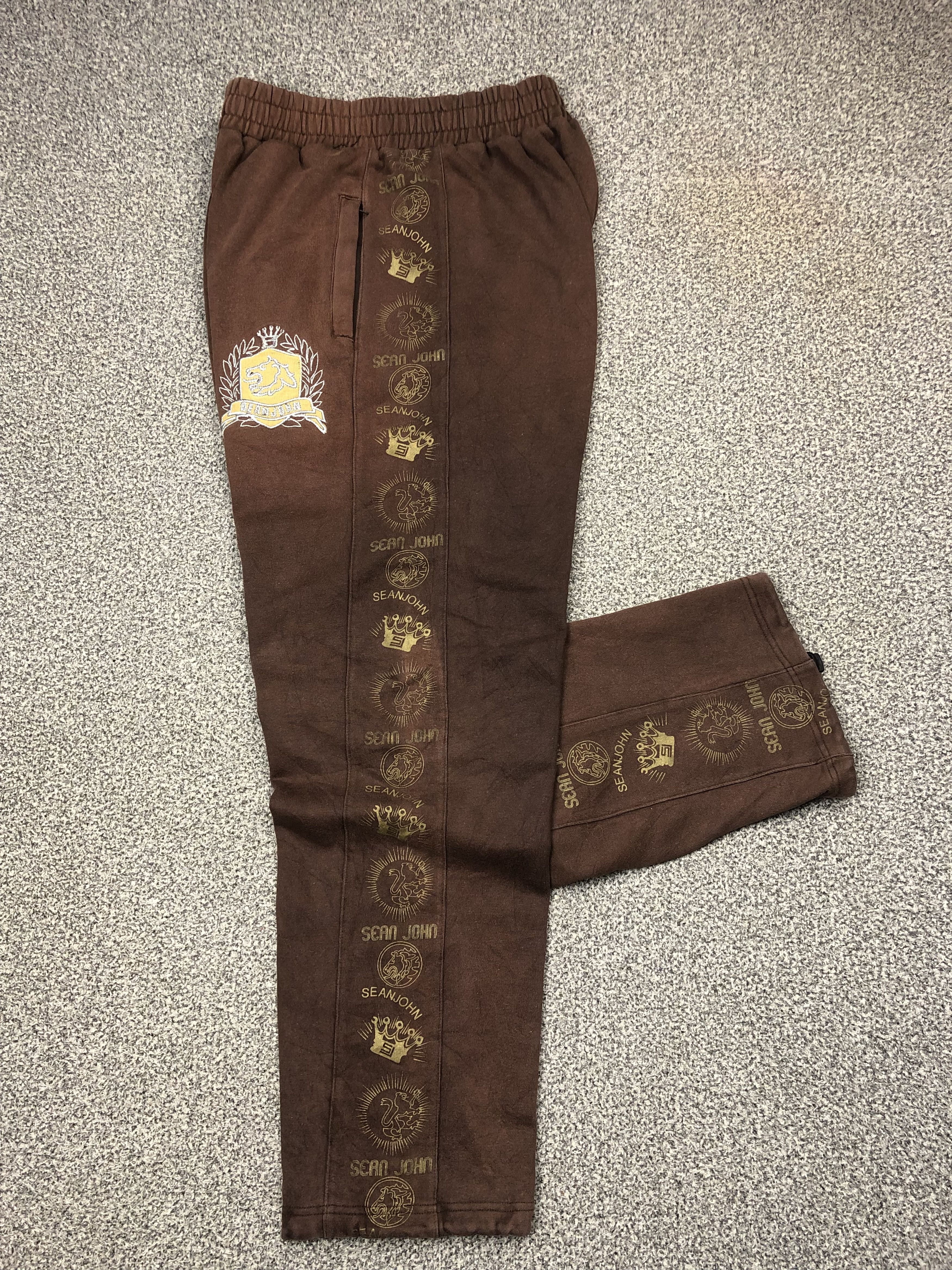 Sean John Vintage Y2k Sean John Baggy Wide Leg Sweatpants Size US 34 / EU 50 - 9 Thumbnail
