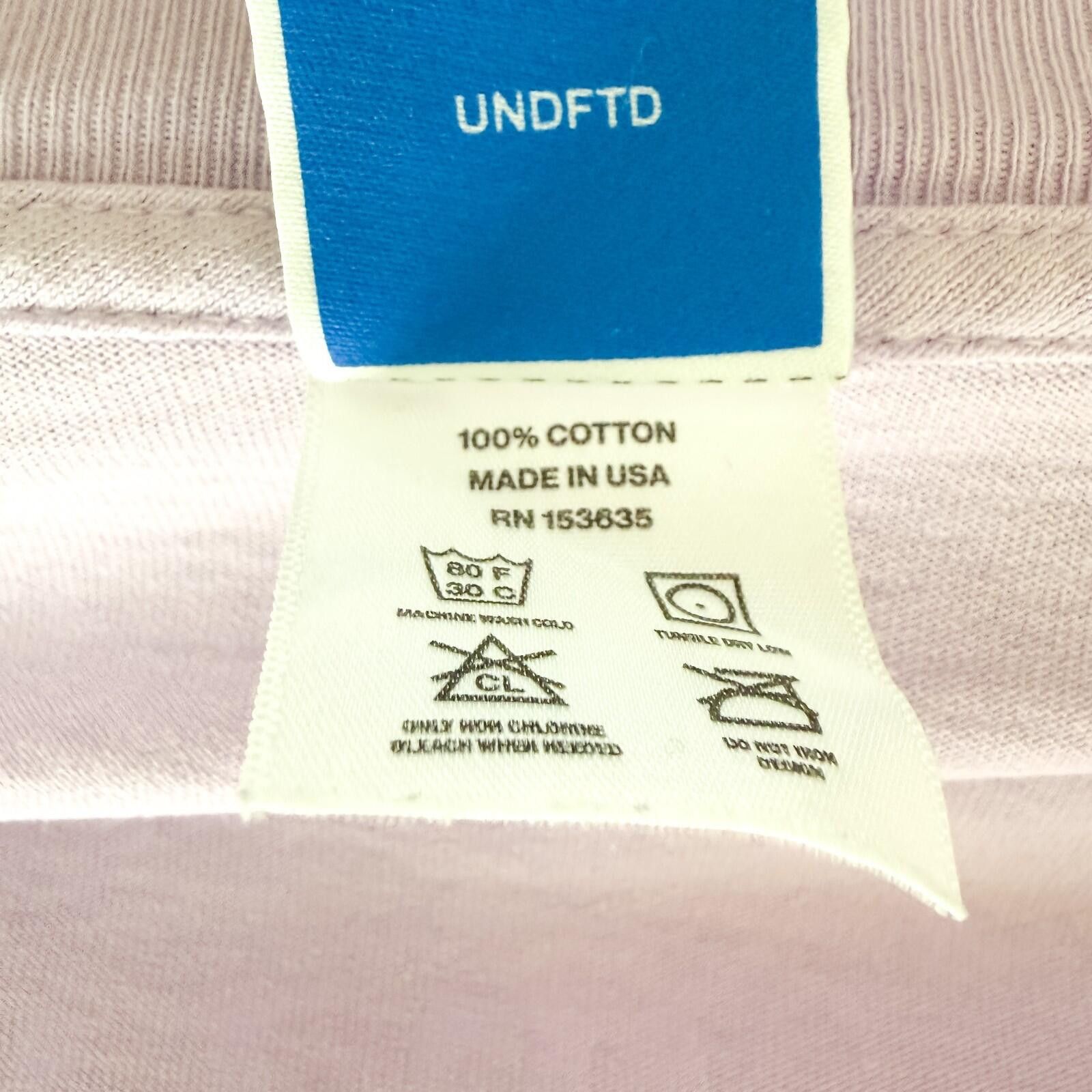 Undefeated Undefeated Athletic Apparel Logo Short Sleeve T-Shirt Mens L Size US L / EU 52-54 / 3 - 6 Thumbnail