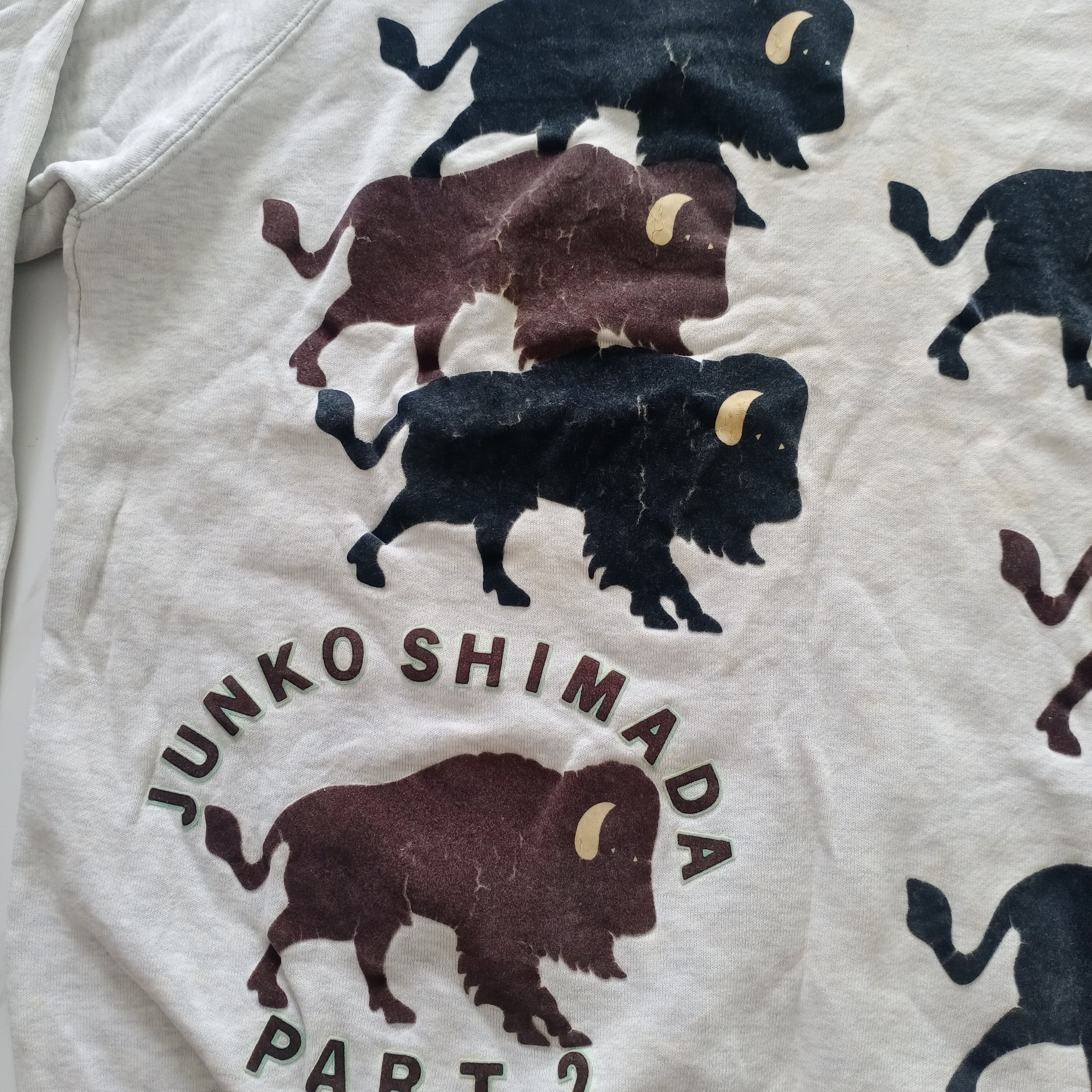 Japanese Brand Vintage 90s Junko Shimada Part 2 sweatshirt sweater bison Size US M / EU 48-50 / 2 - 7 Thumbnail