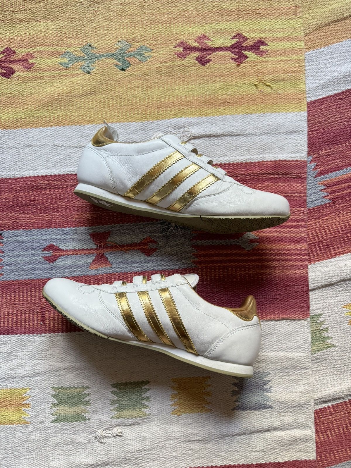 Vintage Vintage 00’s Midiru y2k Japanese Low Leather Sneakers Size US 9 / IT 39 - 4 Thumbnail