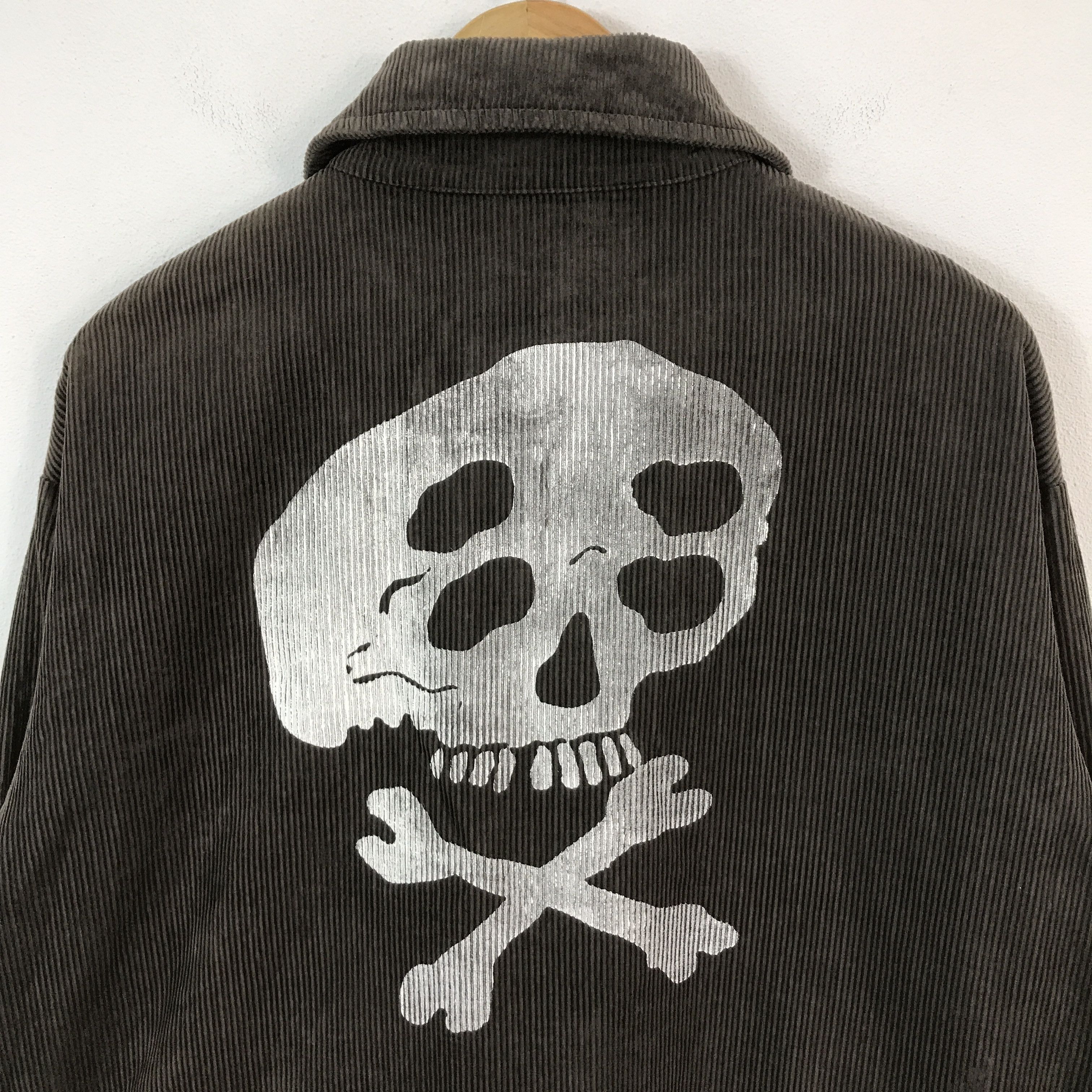 Japanese Brand Wym lidnm Custom Art skull Double pocket Corduroy jacket Size US M / EU 48-50 / 2 - 4 Thumbnail