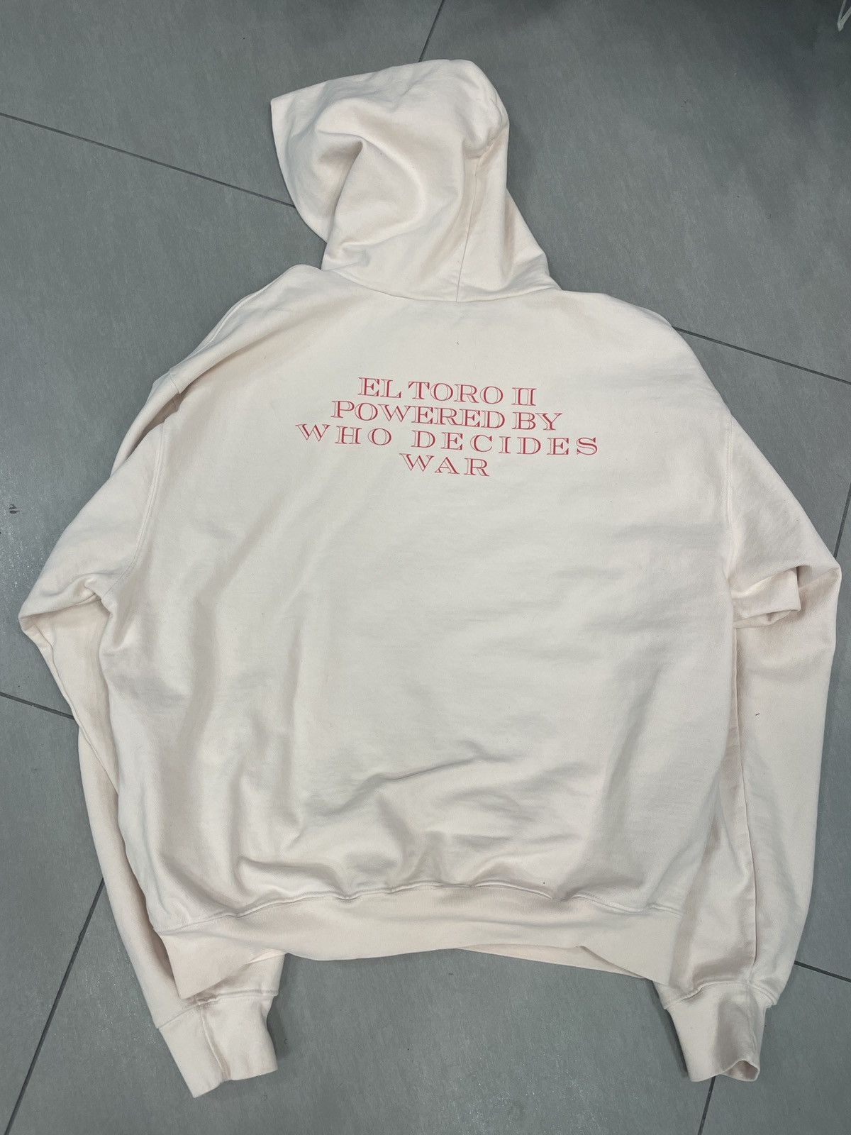 Who Decides War Who Decides War EST Gee Hoodie Cream Large Size US L / EU 52-54 / 3 - 2 Thumbnail