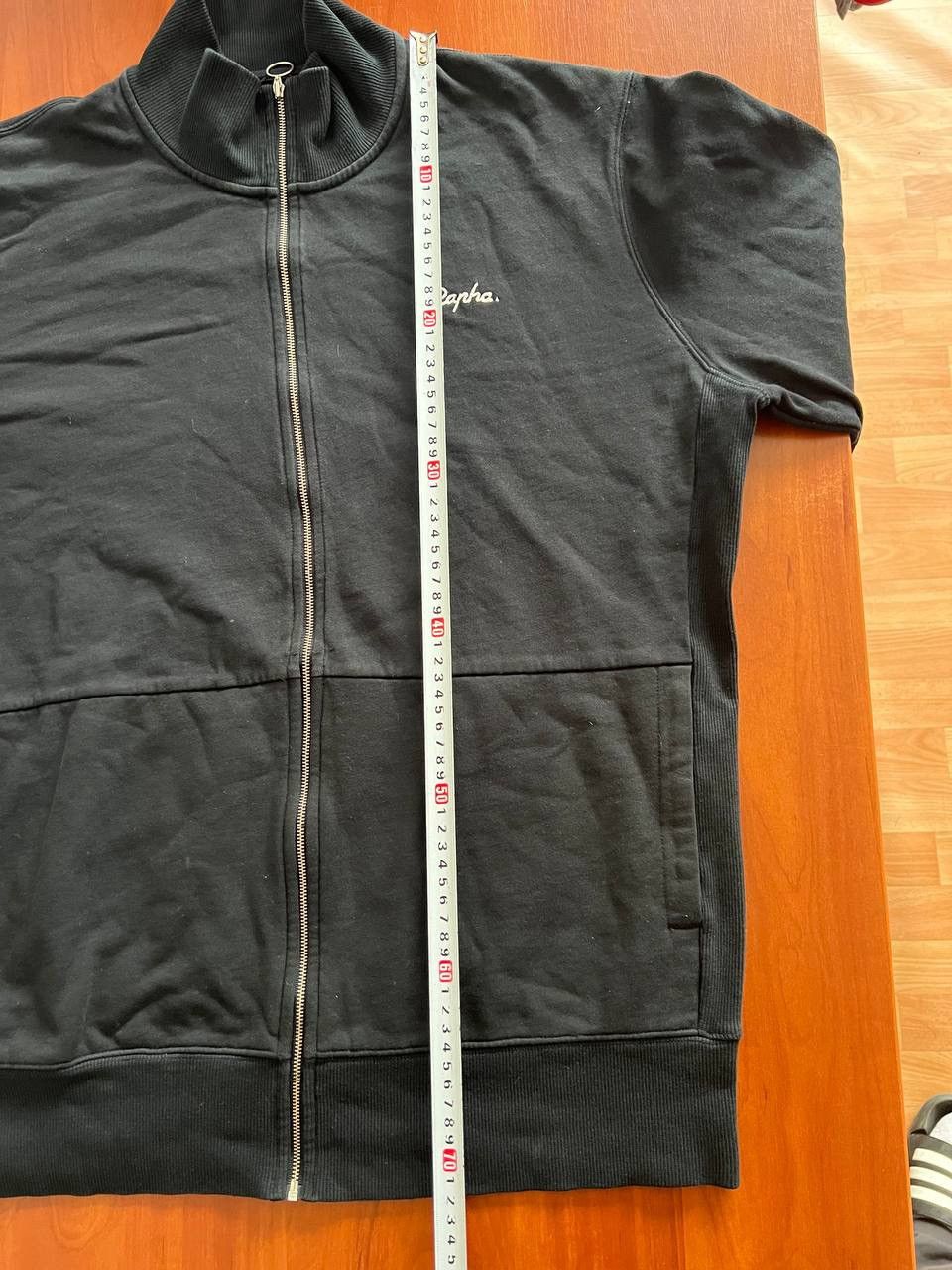 Rapha RAPHA COTTON MENS BIKE CYCLING FULL ZIP JACKET LONG SLEEVE Size US XL / EU 56 / 4 - 15 Thumbnail