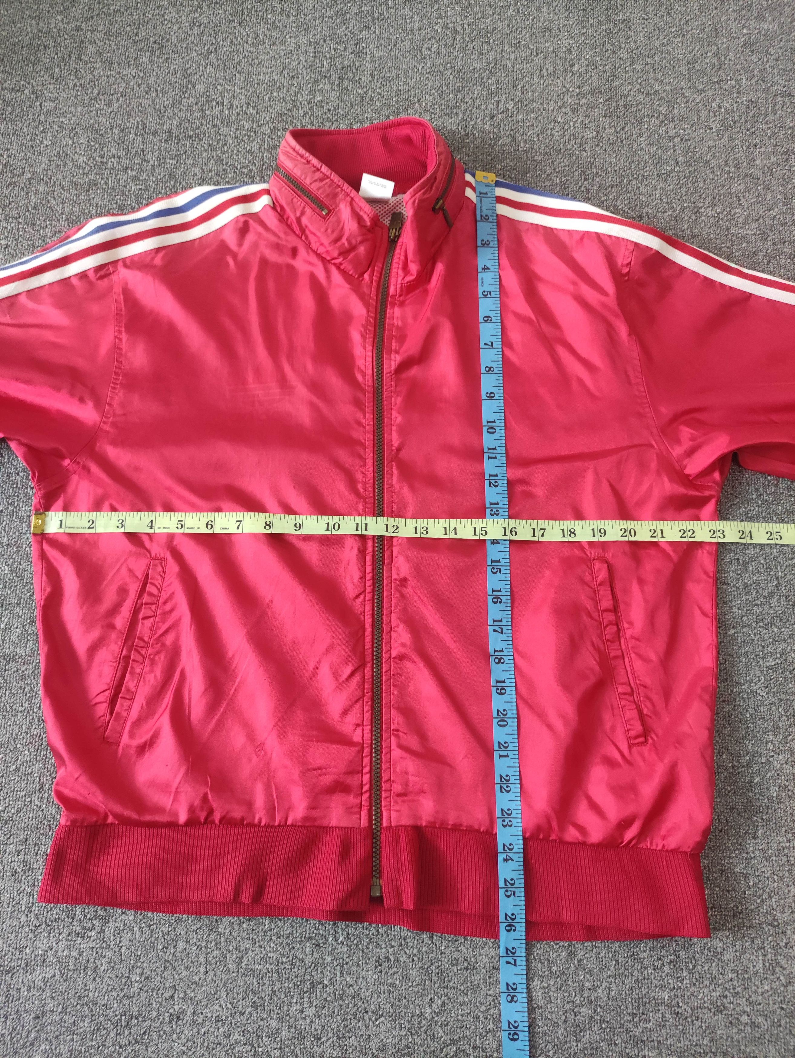 Adidas Vintage Adidas Jaspo Sweater Jacket Striped Zipper Hoodie Size US L / EU 52-54 / 3 - 16 Thumbnail