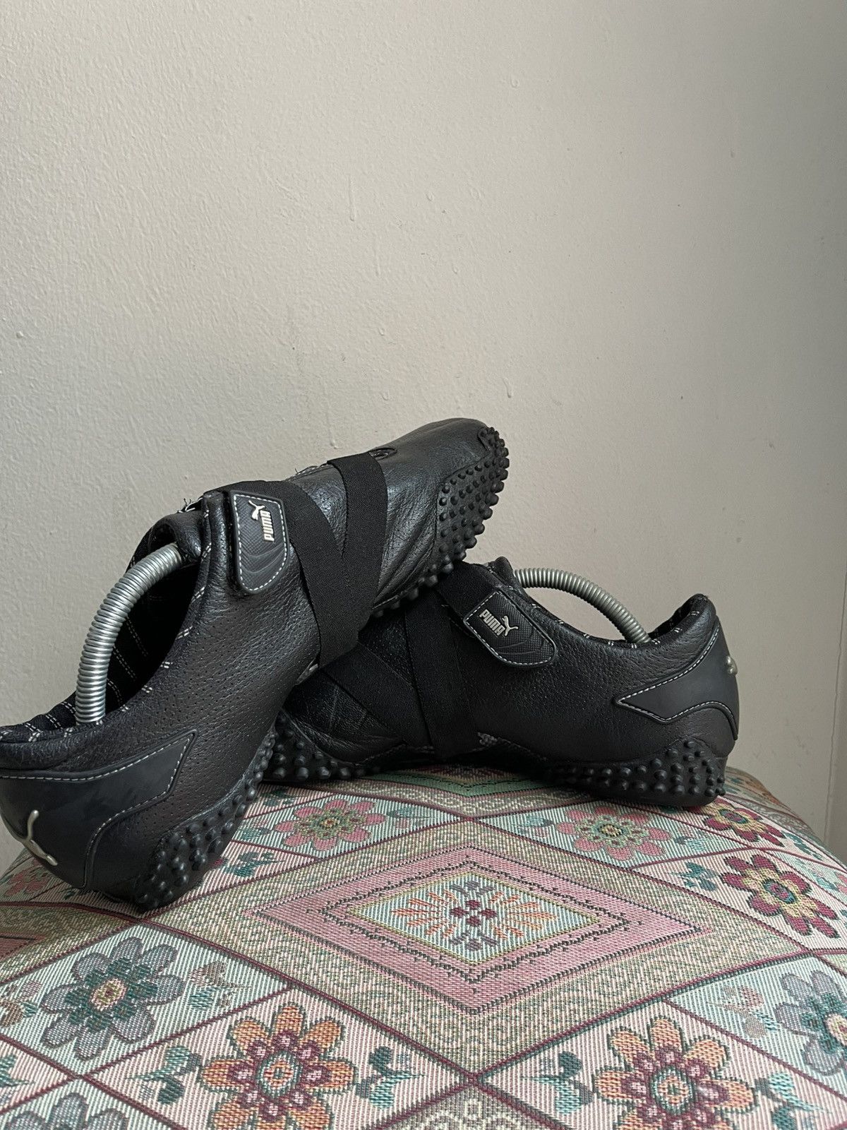 Puma Puma Mostro Shoes Black Leather White Thread Size US 10 / EU 43 - 5 Thumbnail