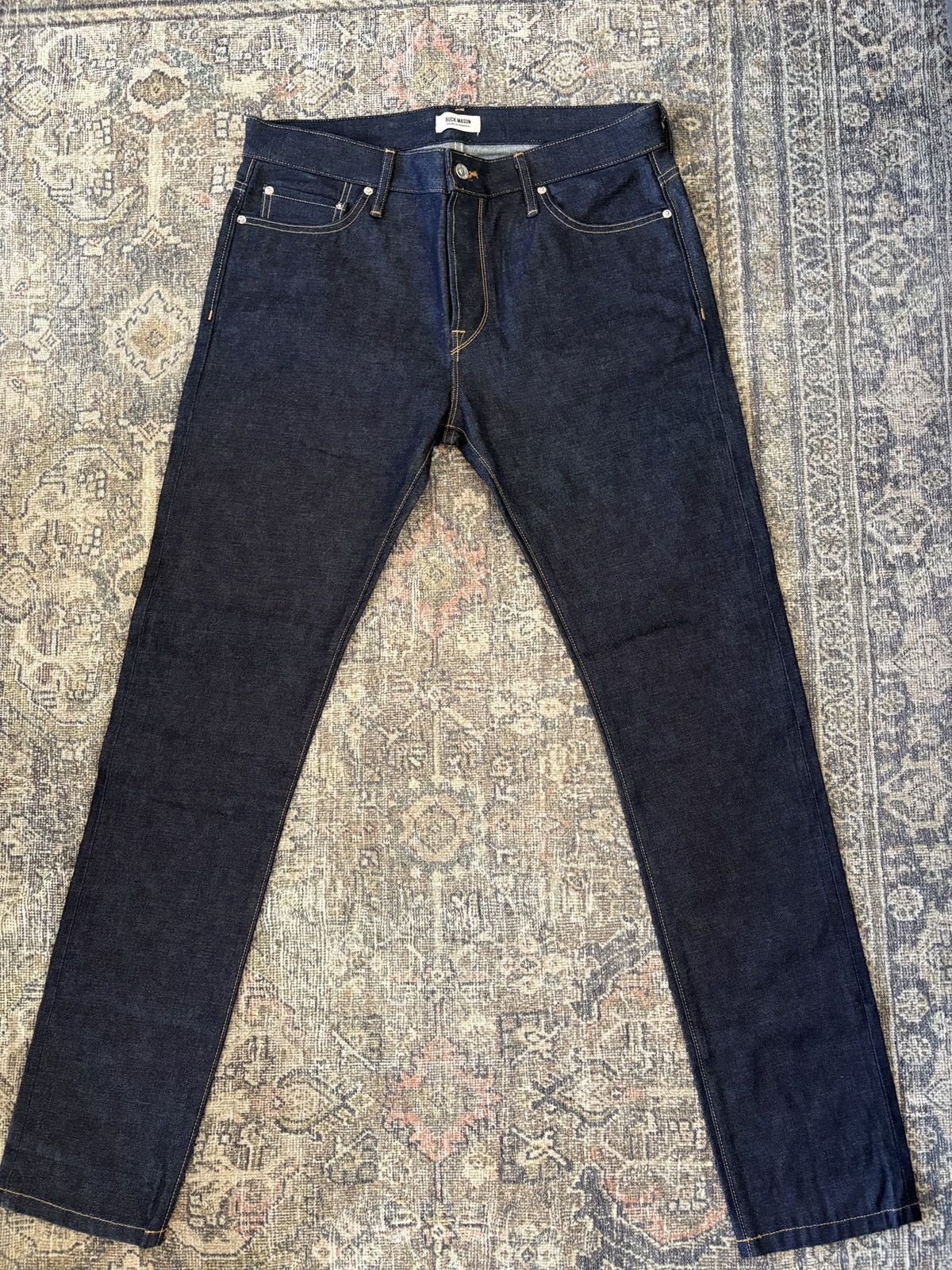 Buck Mason Raw Selvedge Jeans — Indigo / W36 x L33