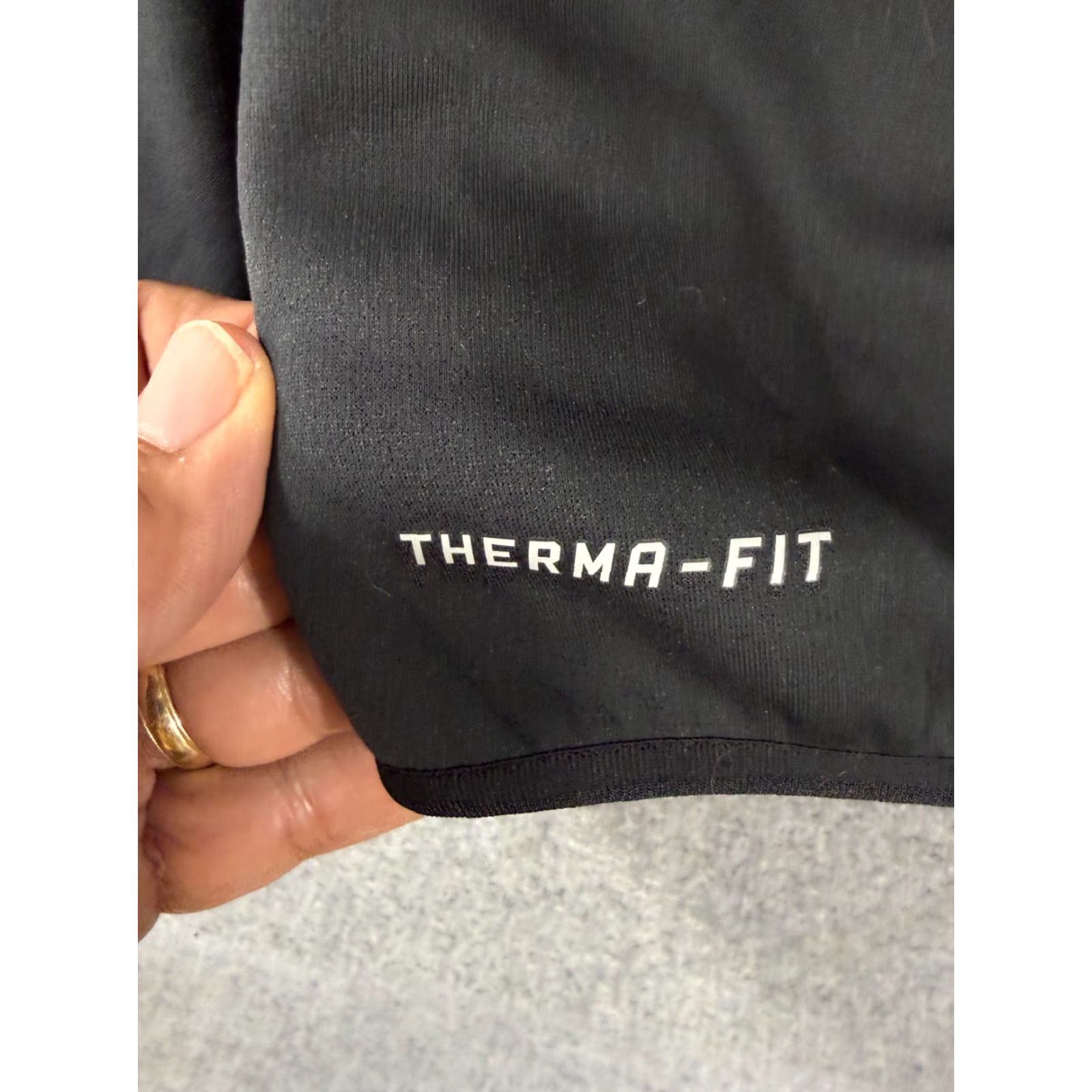 Nike Nike Therma-Fit Hooded Jacket Womens M Black Full-Zip Fleece Water Repellent Size M / US 6-8 / IT 42-44 - 6 Thumbnail