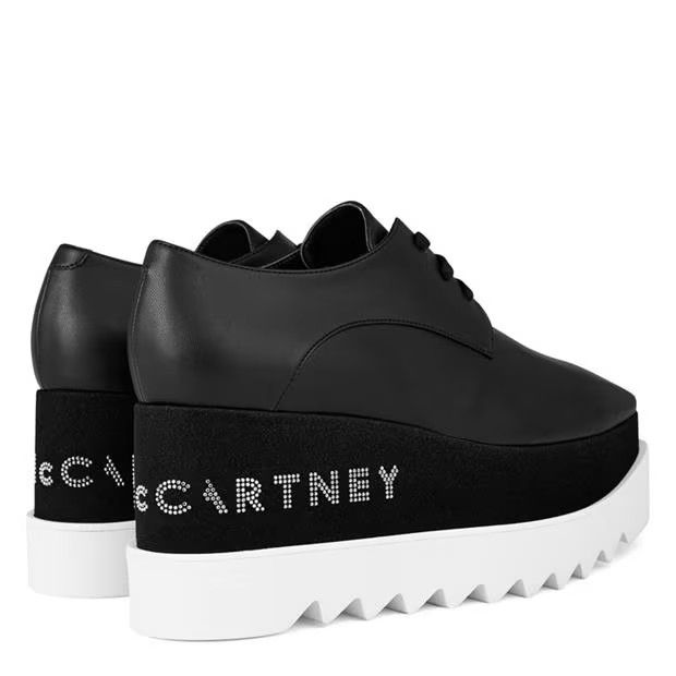 Stella McCartney o1s22i1n1024 Logo Elyse Lace-up Shoes in Black Size US 10 / IT 40 - 5 Thumbnail