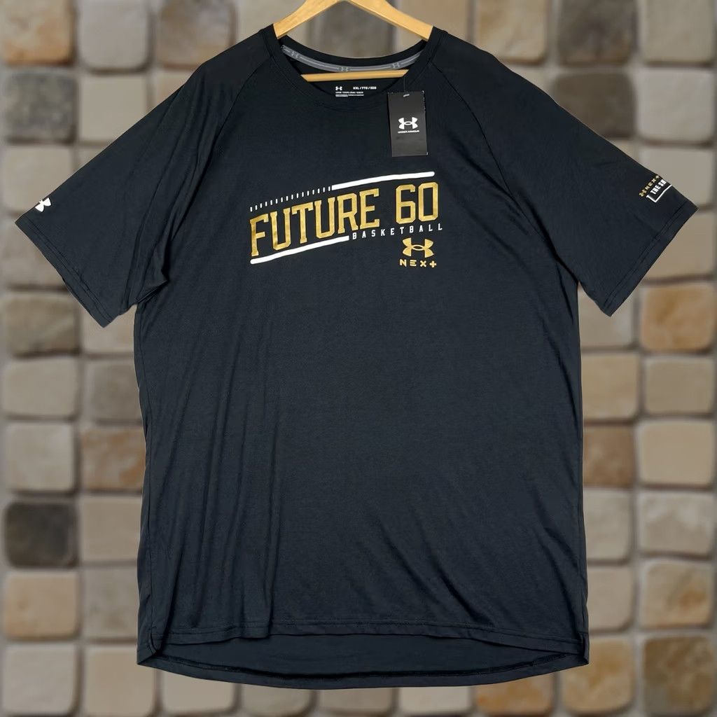 Under Armour Under Armour NEXT Future 60 T Shirt Men 2XL Black SS Basketball Showcase Size US XXL / EU 58 / 5 - 1 Thumbnail