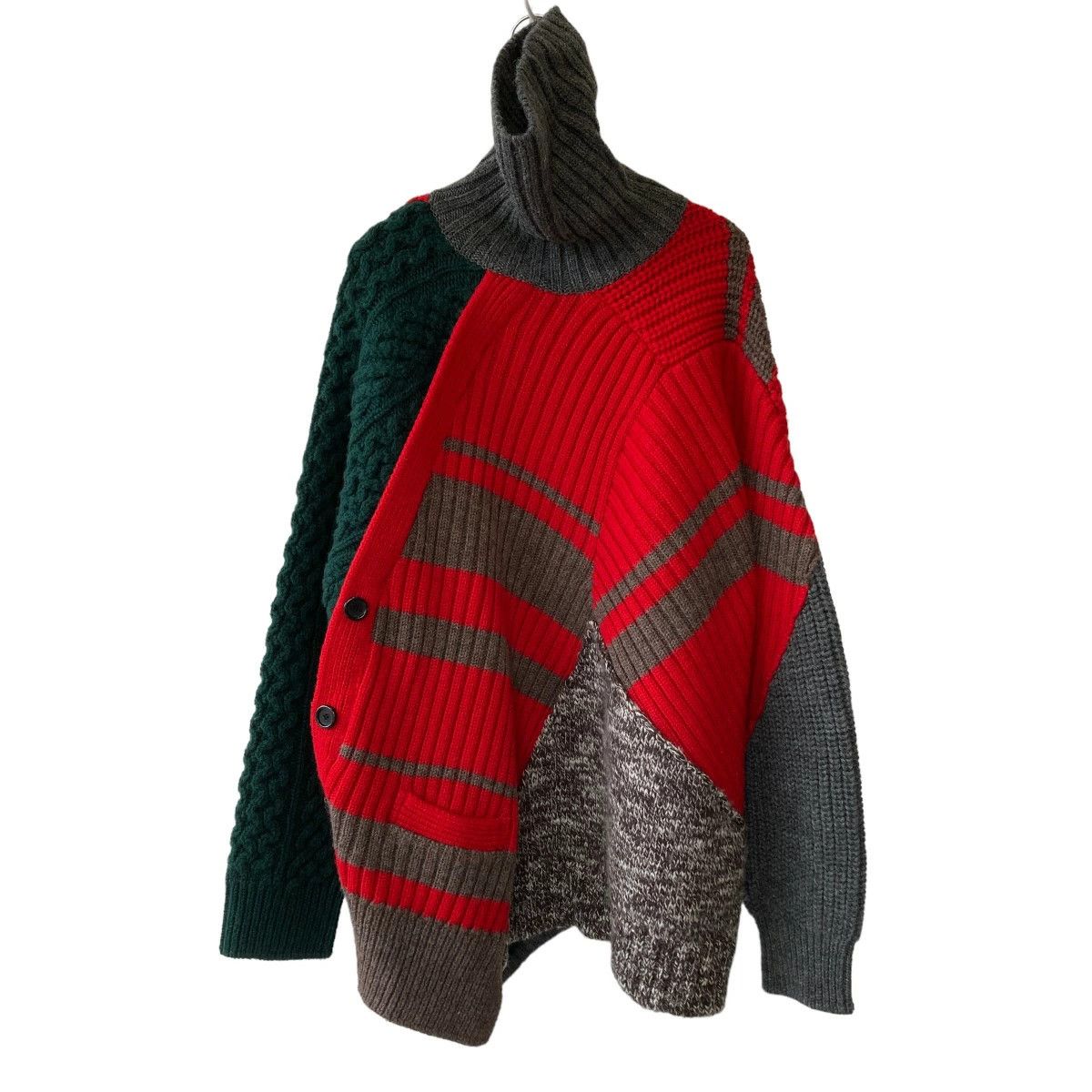 Kolor o1tko11224 Asymmetrical Detailed High-Neck Sweater Size US L / EU 52-54 / 3 - 1 Preview