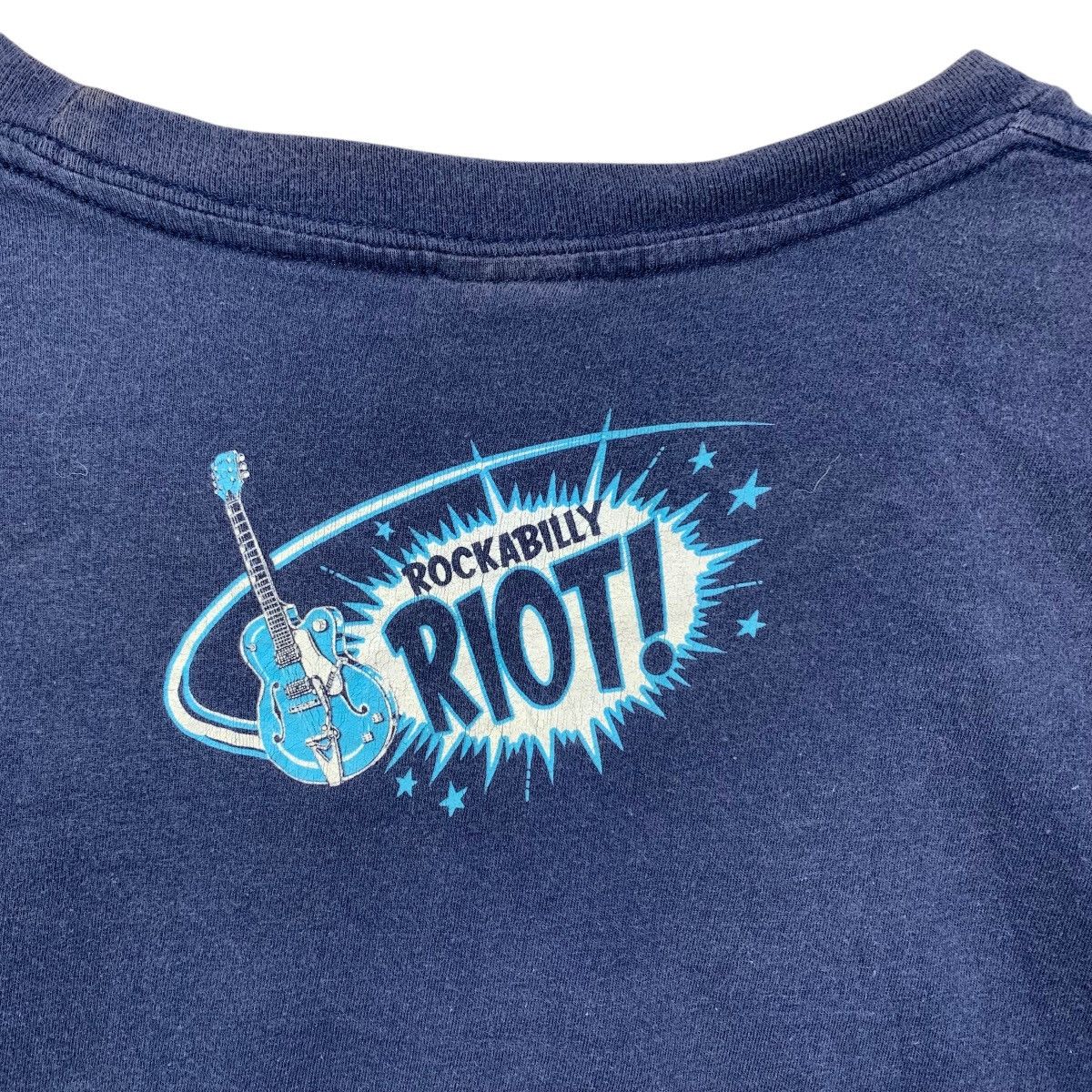 Vintage BRIAN SETZER Stray Cats Band Rockabilly Riot Shirt Size US L / EU 52-54 / 3 - 5 Thumbnail