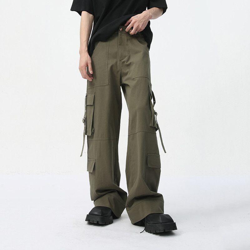 Japanese Brand Men's Cargo Pants Multi Pocket Size US 33 - 1 Thumbnail